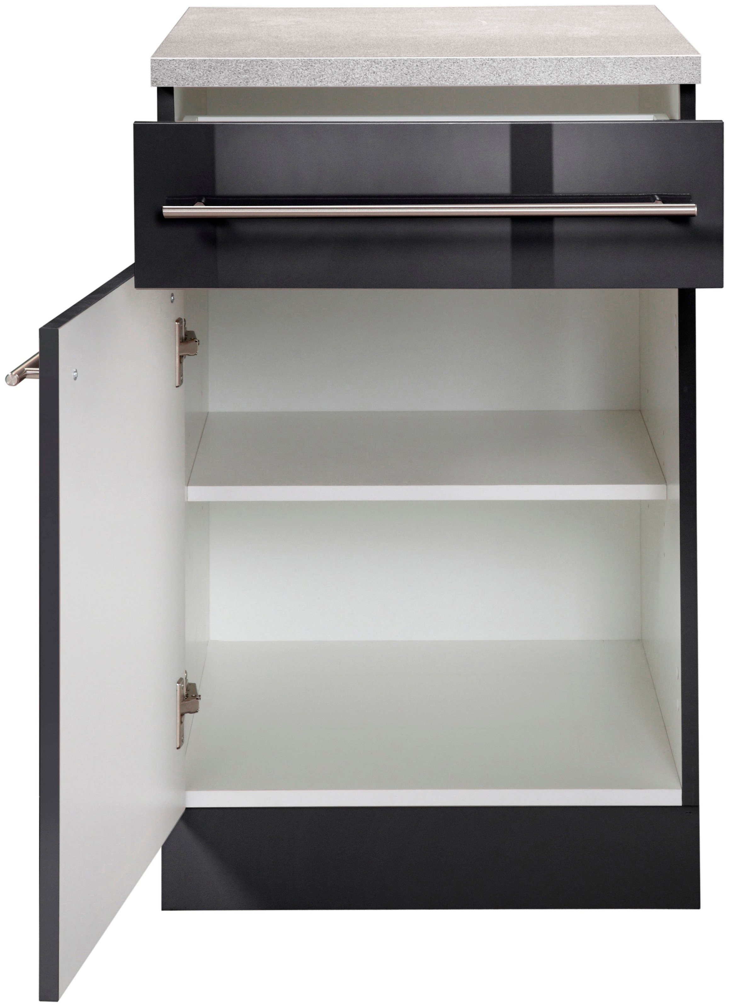 wiho Küchen Unterschrank »Chicago« 50 cm breit, 1 Schubkasten und 1 Tür