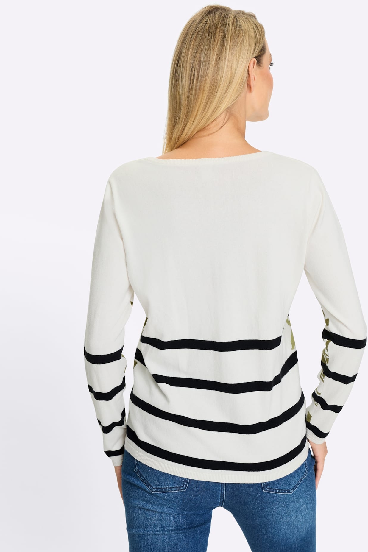 heine Strickpullover »Druck-Pullover«