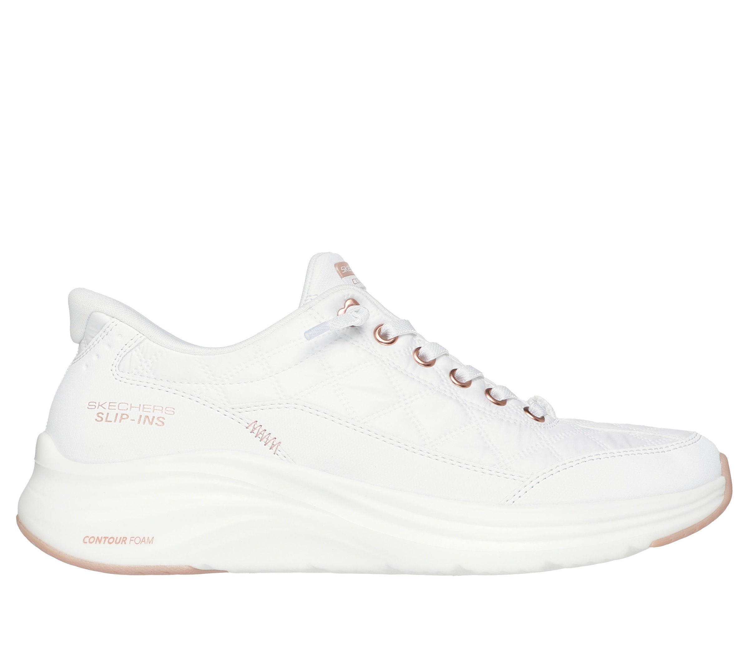 Skechers Slip-On Sneaker »CONTOUR FOAM-GOLDEN HOUR«  Slipper, Freizeitschuh, Schlupfschuh mit Slip-Ins Funktion