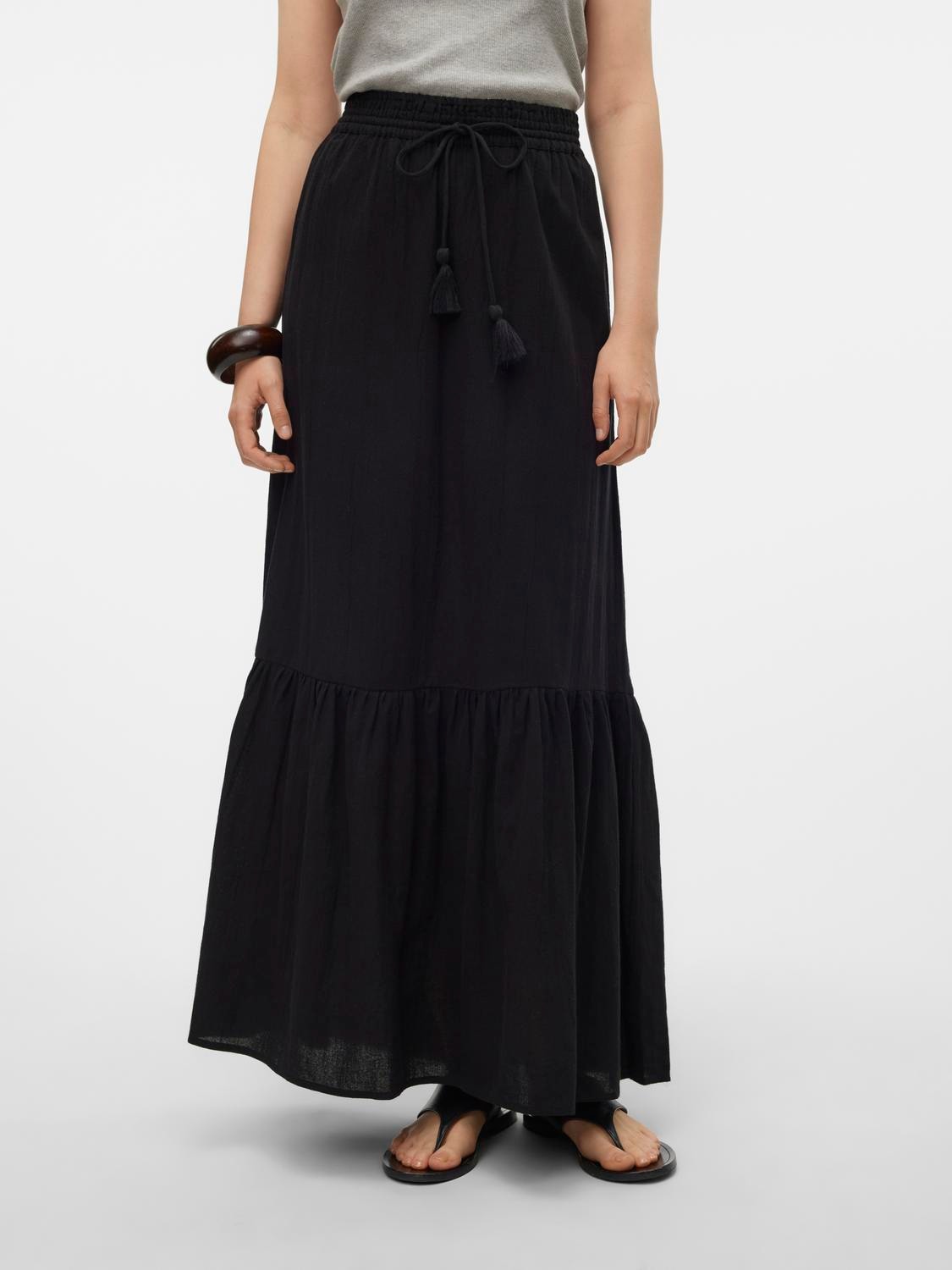 Vero Moda Maxirock »VMPRETTY HW MAXI SKIRT WVN GA NOOS«