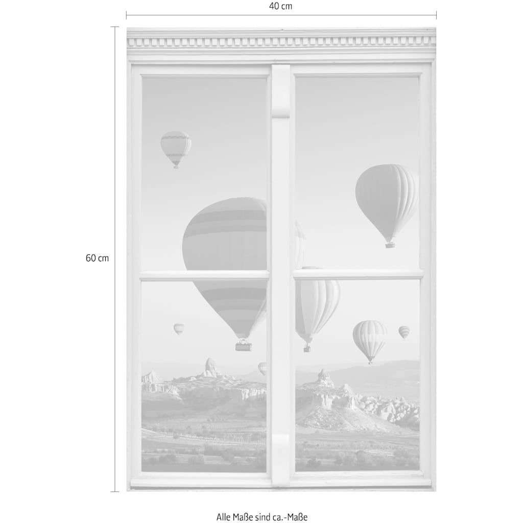 queence Wandsticker »Heißluftballons«