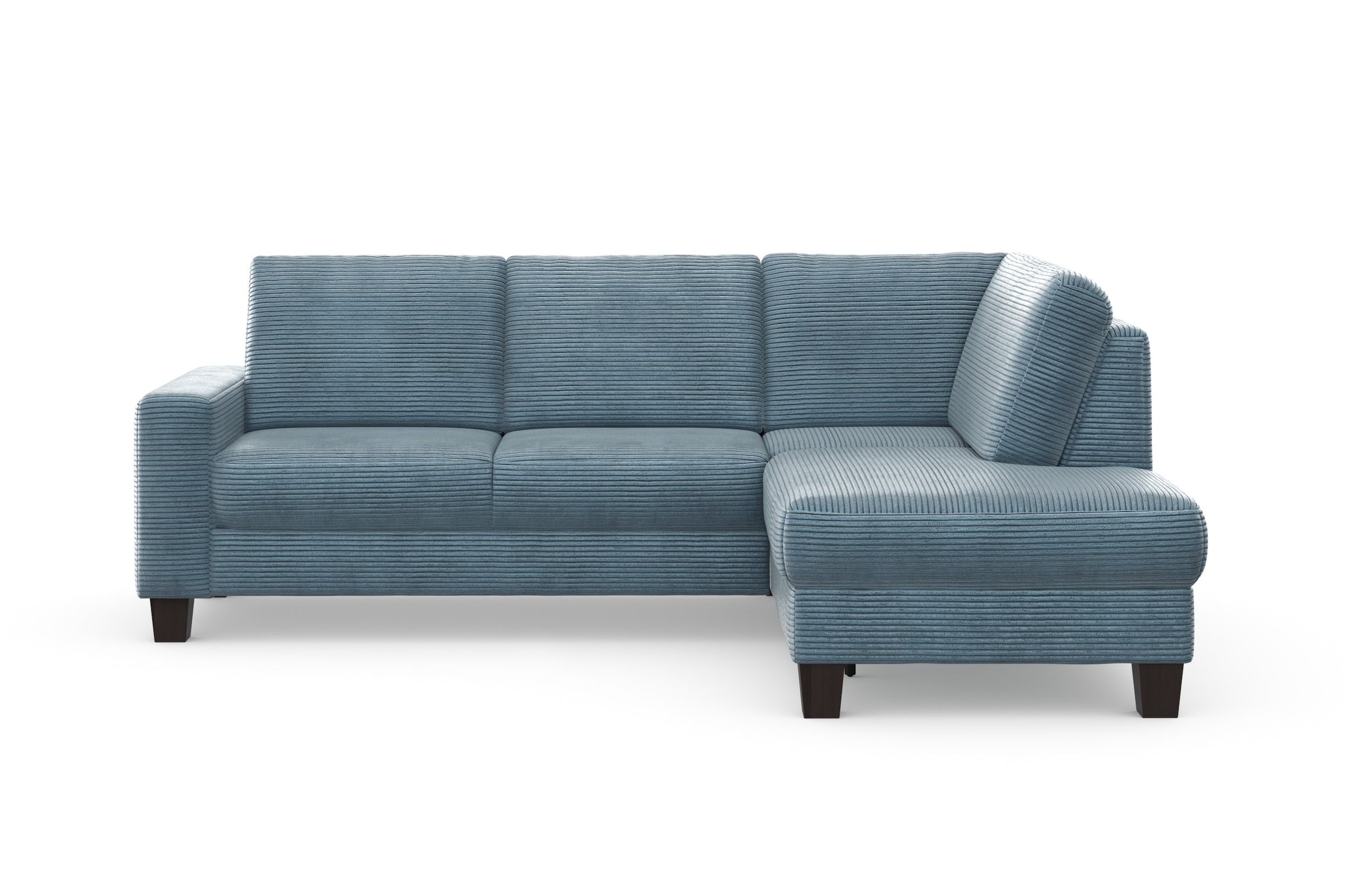 Home affaire Ecksofa »Summer L-Form«, mit Ottomane, mit oder ohne Bettfunktion und Bettkasten, Cord-Bezug