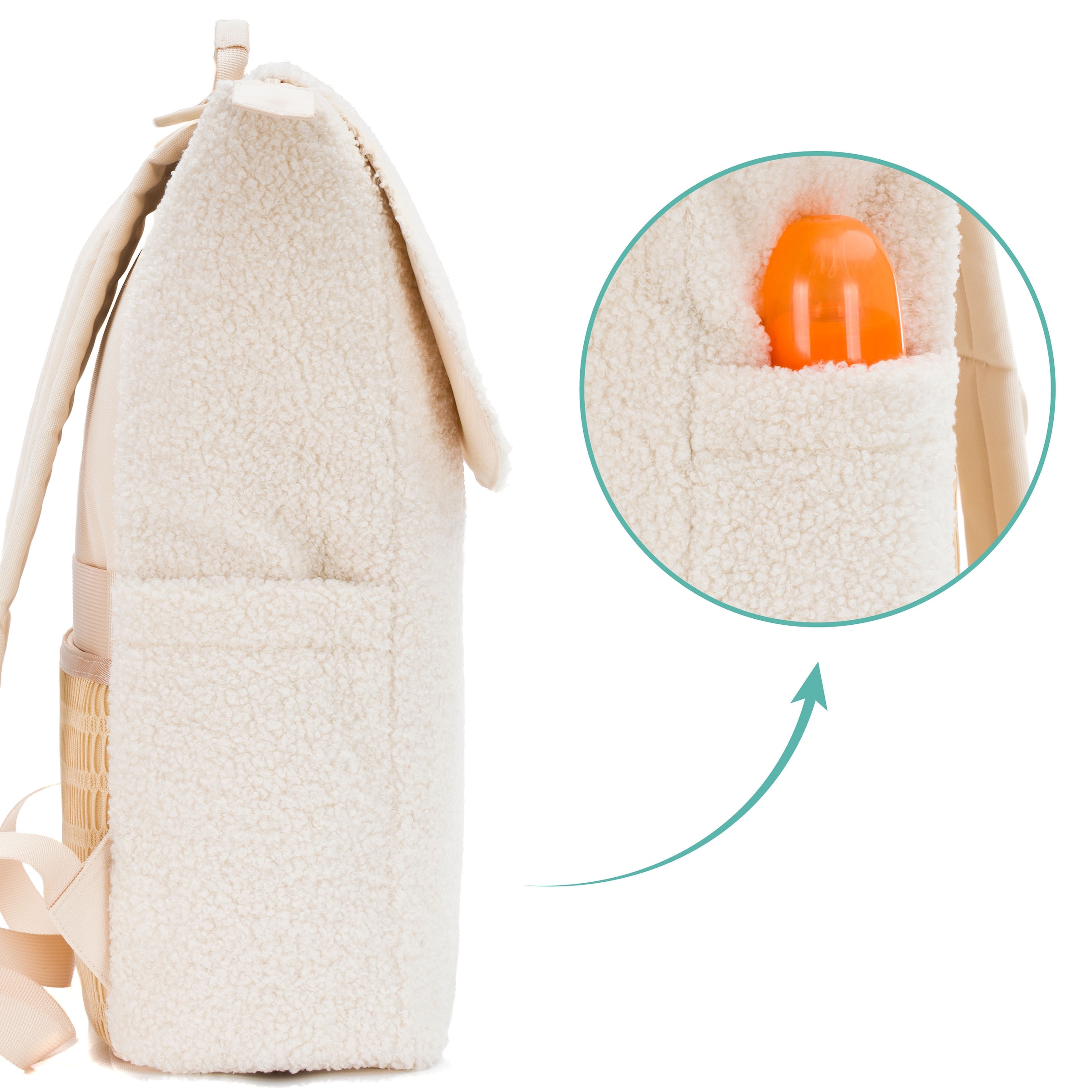 Fillikid Wickelrucksack »Teddy« inkl. Wickeltunterlage