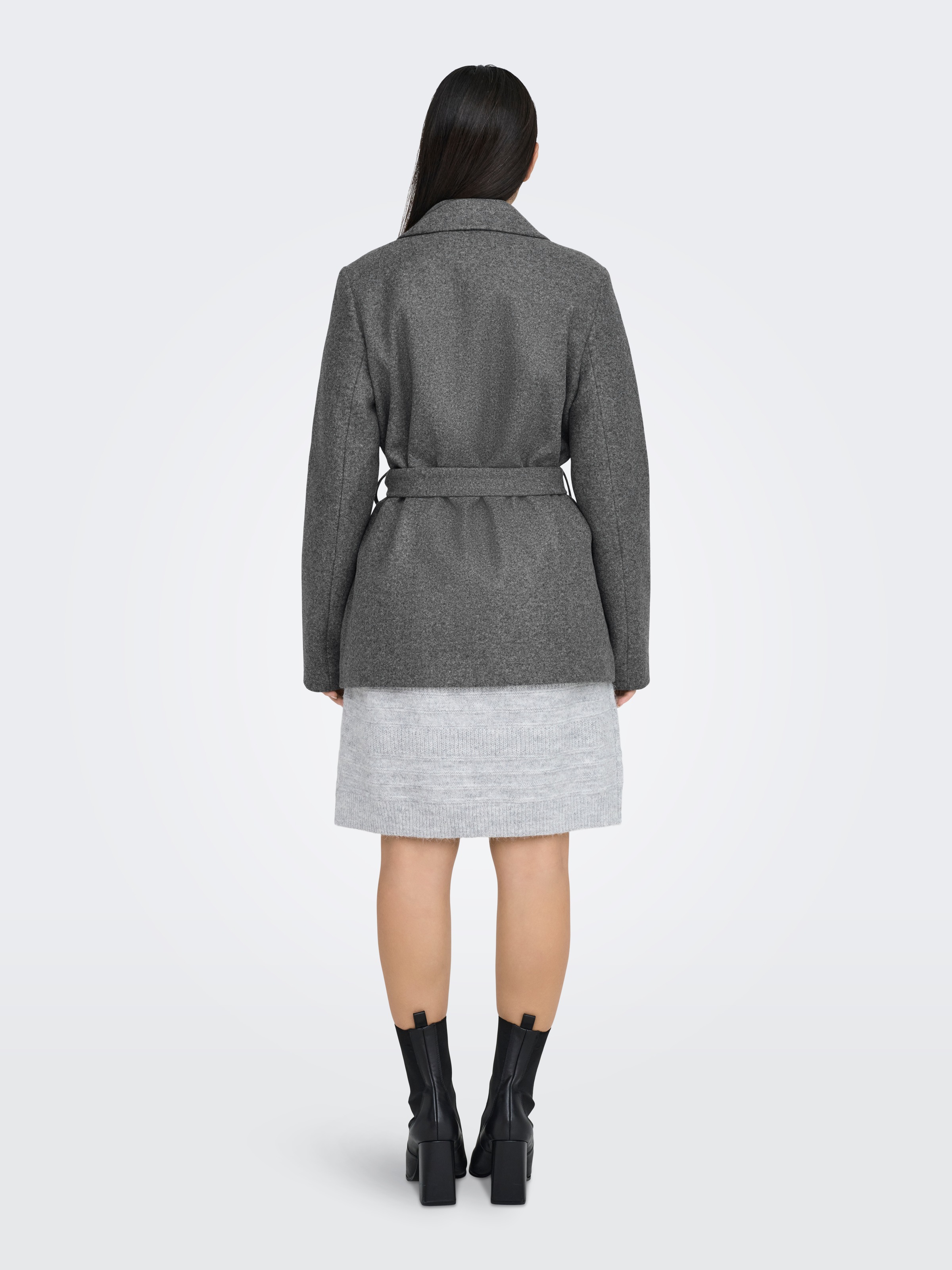 ONLY Kurzmantel »ONLALVILDA LIFE SHORT WRAP COAT OTW« Kunstfaser