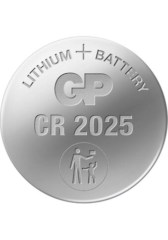 GP Batteries Knopfzelle »CR2025 Lithium«, CR2025, 3 V, (Set, 5 St.) kaufen