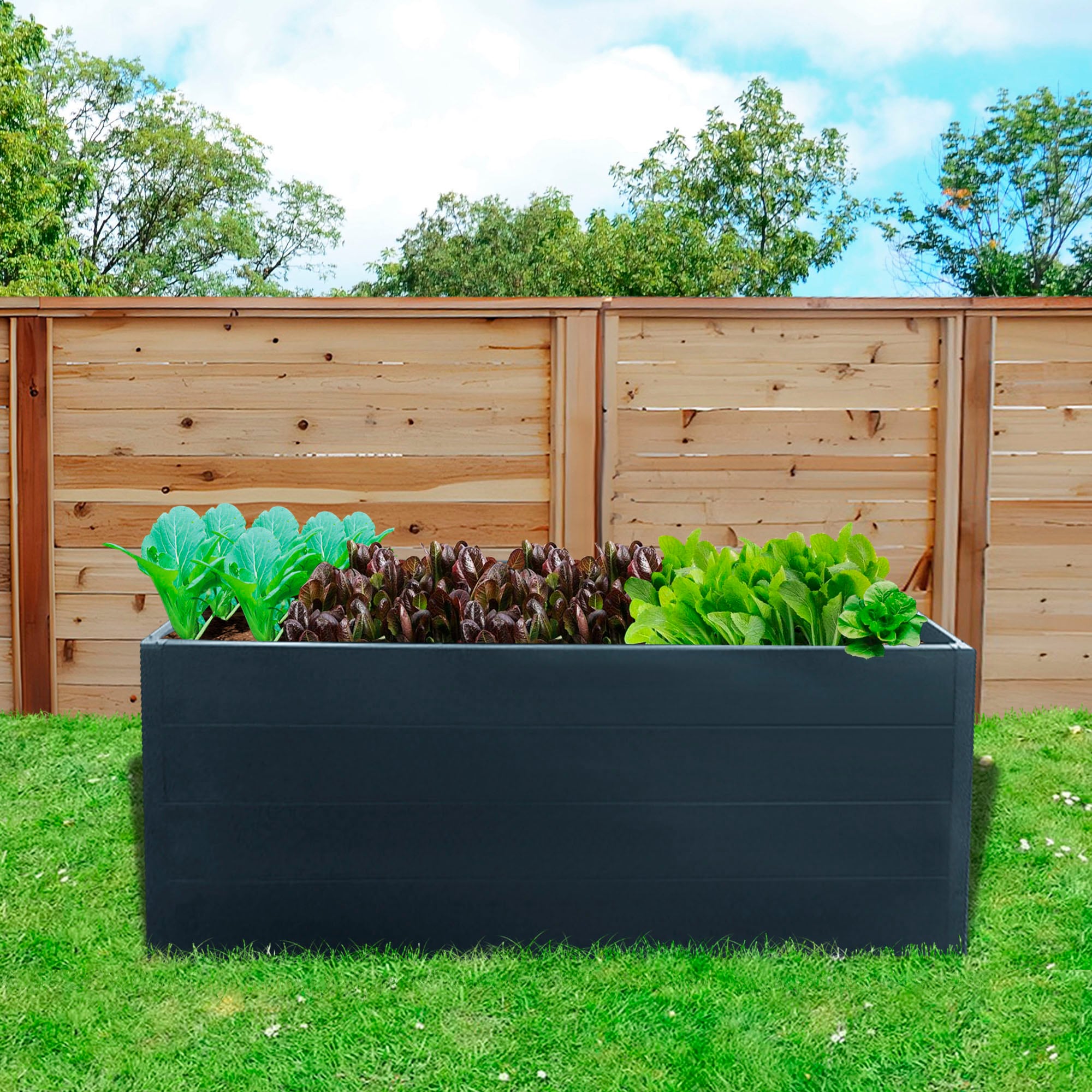 KONIFERA Hochbeet, BxTxH: 200x60x76 cm, 900 l