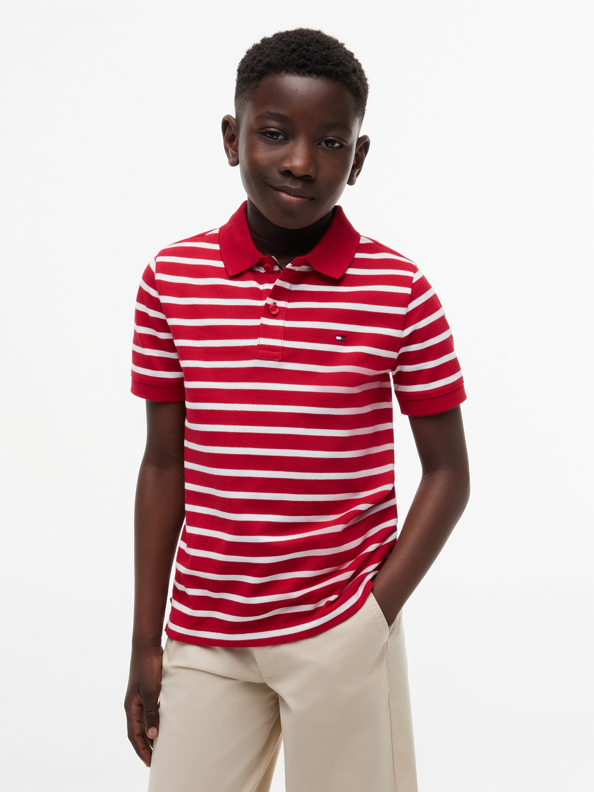 Tommy Hilfiger Poloshirt »FLAG POLO SS« Kinder bis 16 Jahre, regular fit
