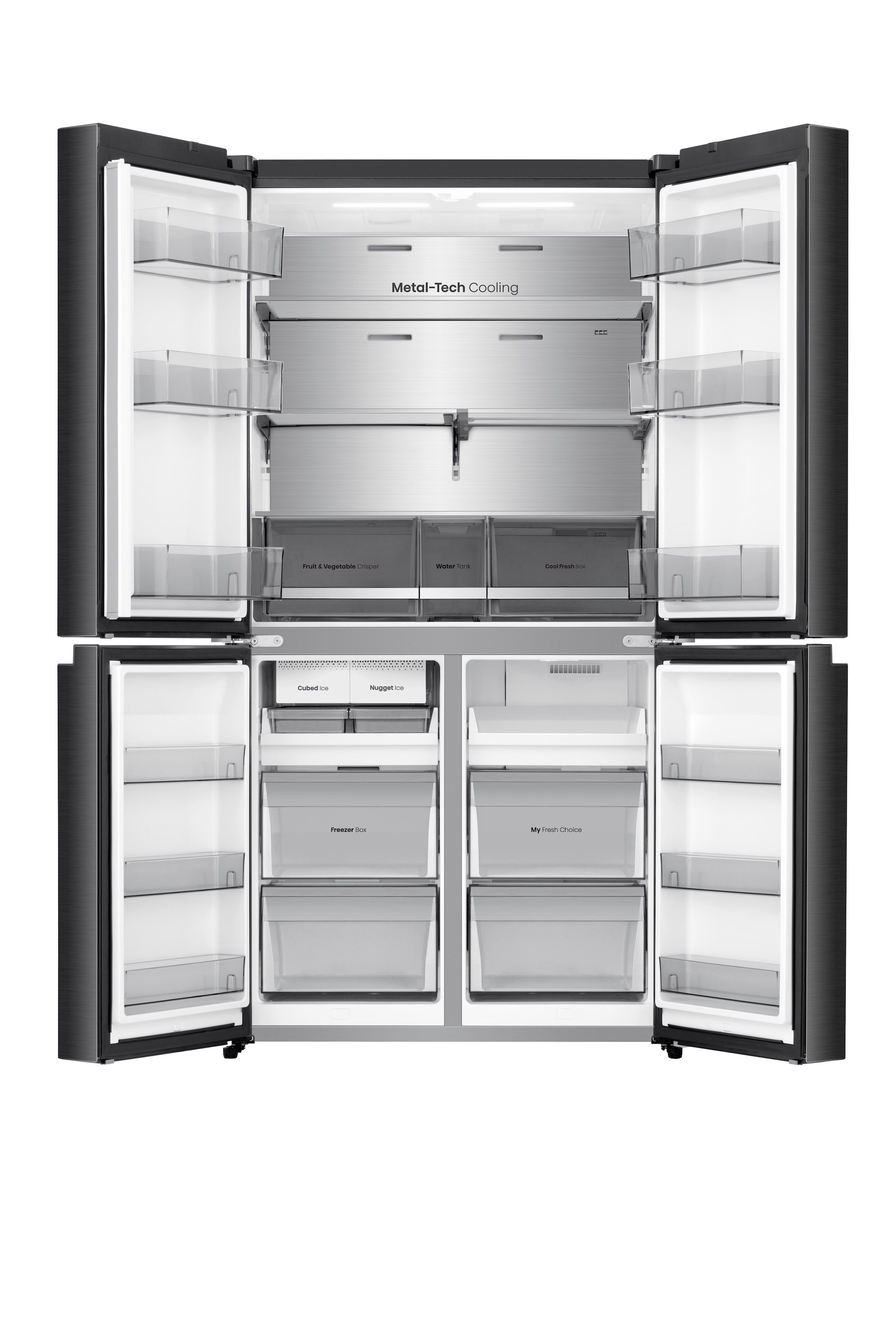 Hisense Multi Door »RQ5P640SYKD« 179 cm hoch 91 cm breit DualTech-Kühlsystem, MetalCooling, Wasser-/Eisspender