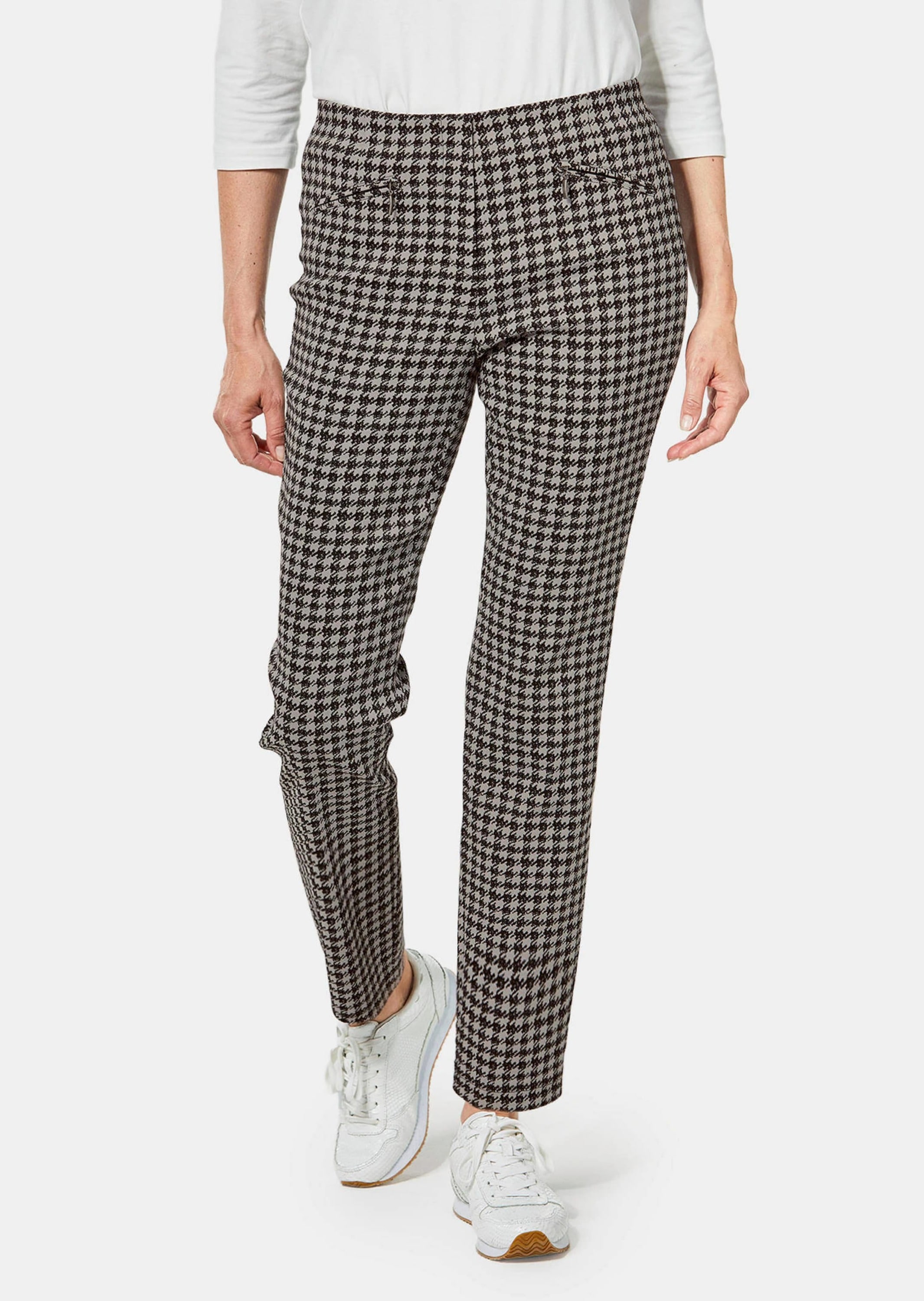 GOLDNER 2-in-1-Hose »Hose Kurzgröße - Hahnentritthose Louisa«