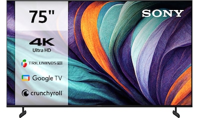 Sony LED-Fernseher »KD-75X80L«, 189 cm/75 Zoll, 4K Ultra HD, Google TV-Smart-TV, HDR,... kaufen