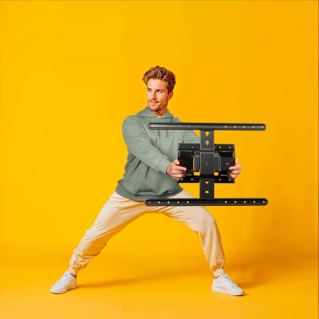 Hama TV-Wandhalterung »ultraslim, schwenkbar, vollbeweglich, 37“-90", 43, 50, 55, 65, 75«, bis 229 cm Zoll