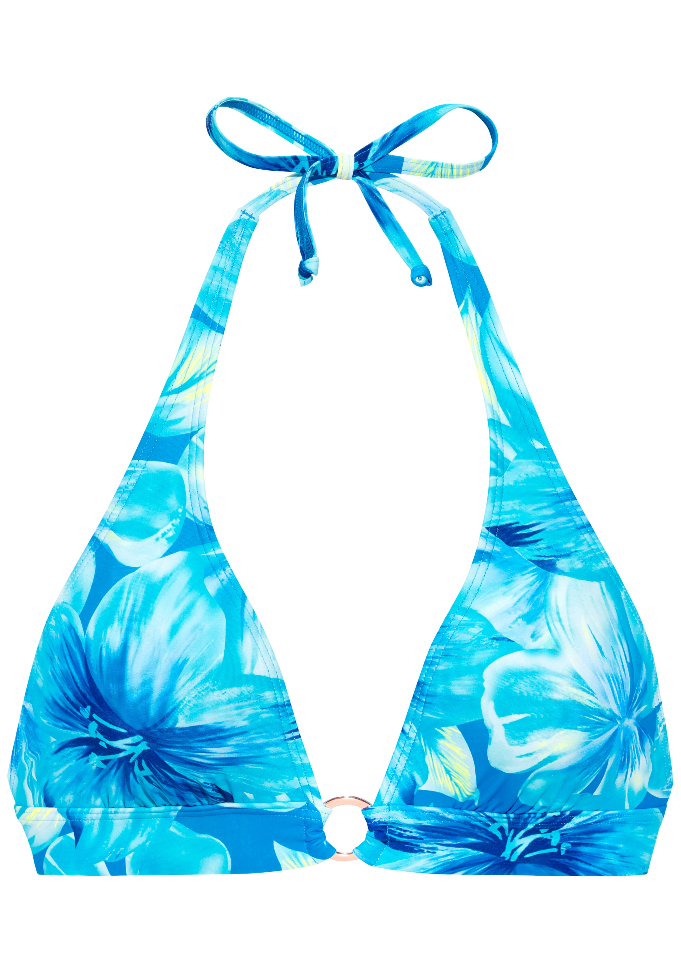 s.Oliver Triangel-Bikini-Top »Jayce« mit goldfarbigen Zierring