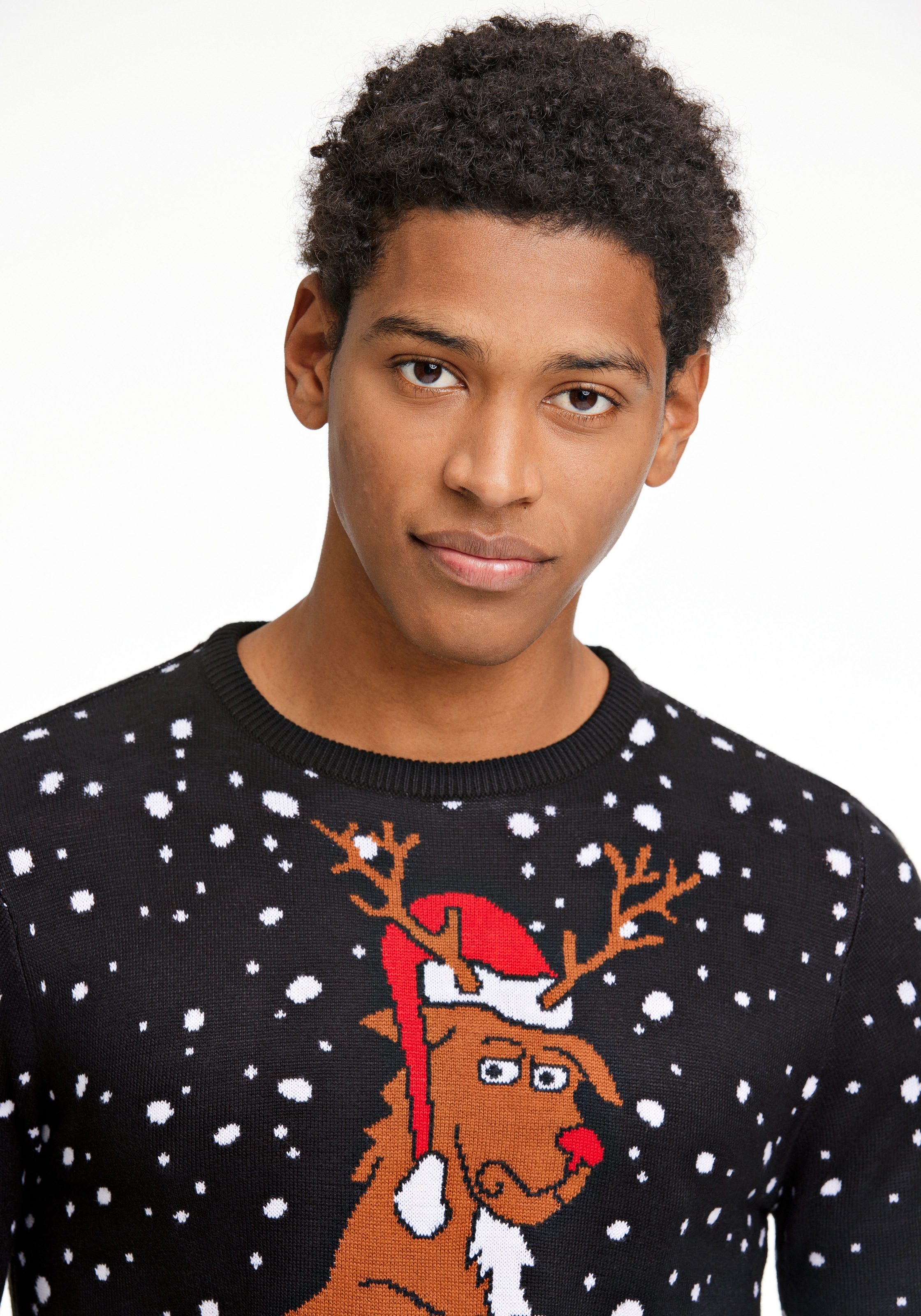 LINDBERGH Strickpullover, in Weihnachts-Optik