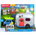 Fisher-Price® Lernspielzeug »Little People Wohnwagen Spielzeug mit Figuren, Lernspielzeug«, bilingual; mit Sound