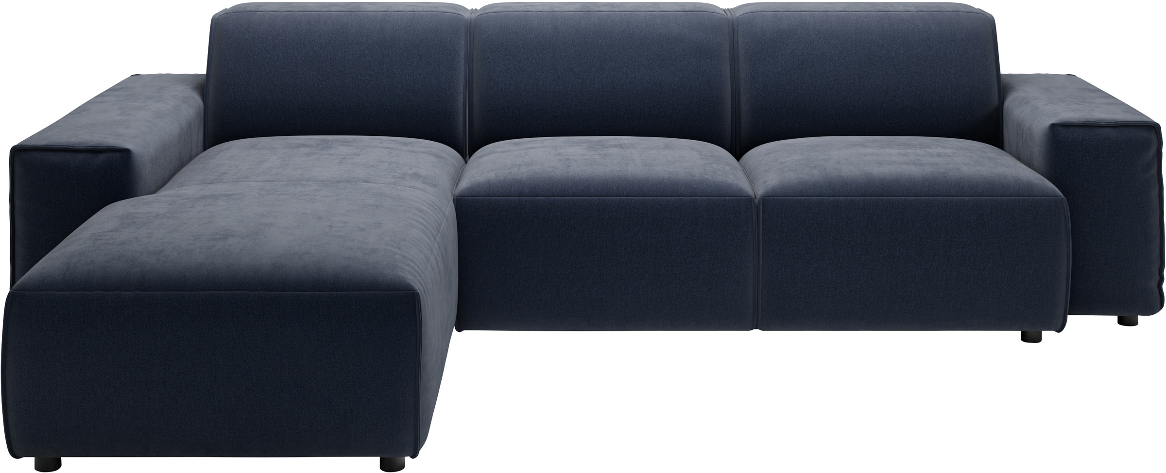 andas Ecksofa »Glimminge L-Form auch in Breitcord, Feincord + Easy care-Bezug,«, Breite 264, Zierkissen