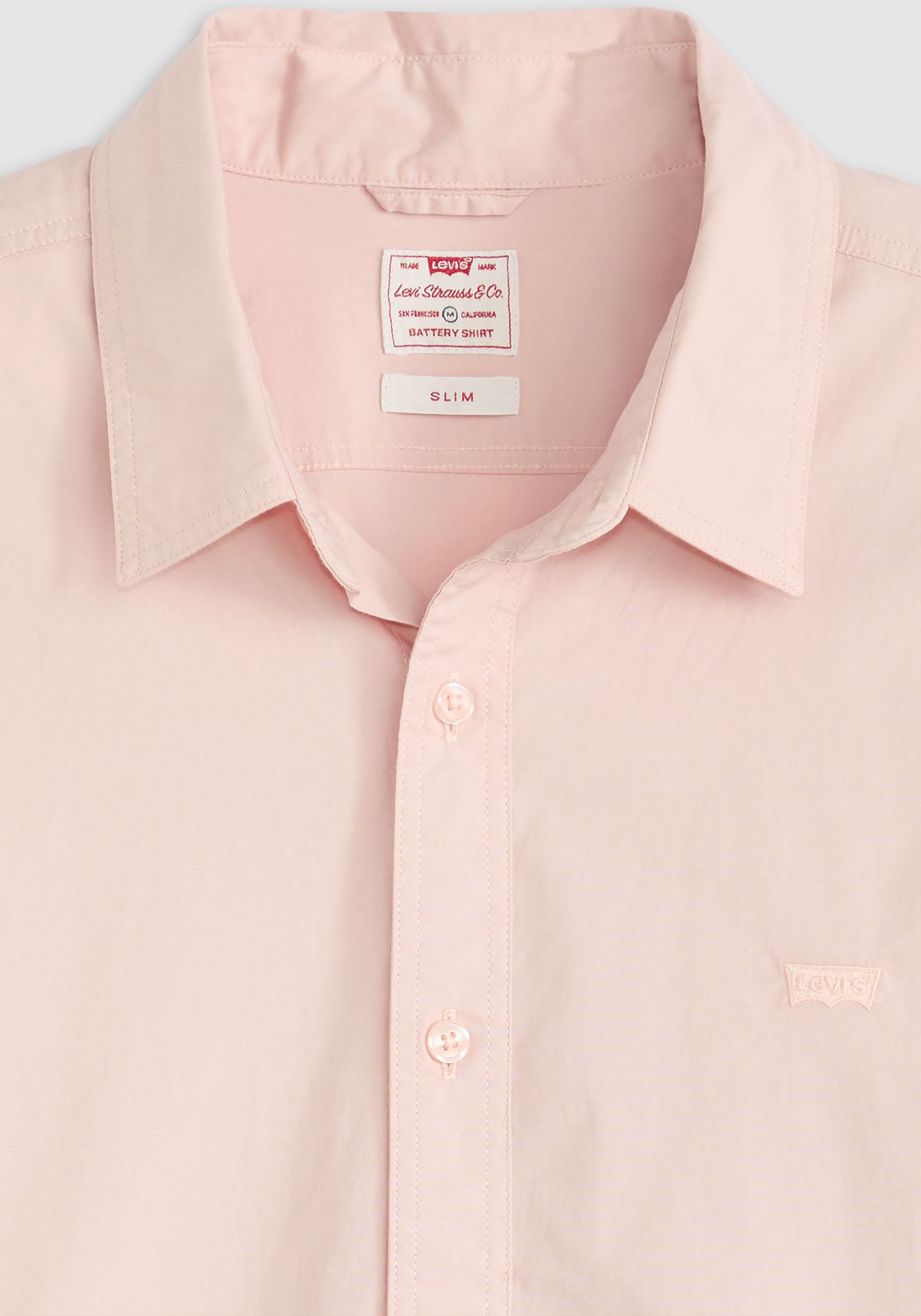 Levi's® Jeanshemd »BATTERY HM SHIRT SLIM«, mit Logobadge