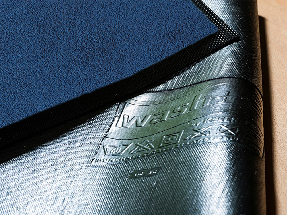 wash+dry by Kleen-Tex Fußmatte »Original Uni, Schmutzfangteppich« rechteckig 9 mm Höhe Schmutzmatte, rutschhemmend, auch als Läufer erhältlich