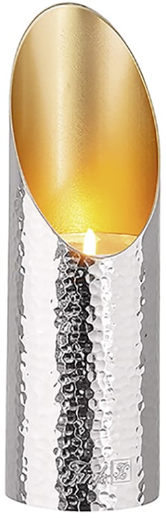 mit »FIRAT«, aus besonderem Fink Teelichthalter bequem Lichteffekt, Metall, kaufen vernickelt Kerzenhalter,