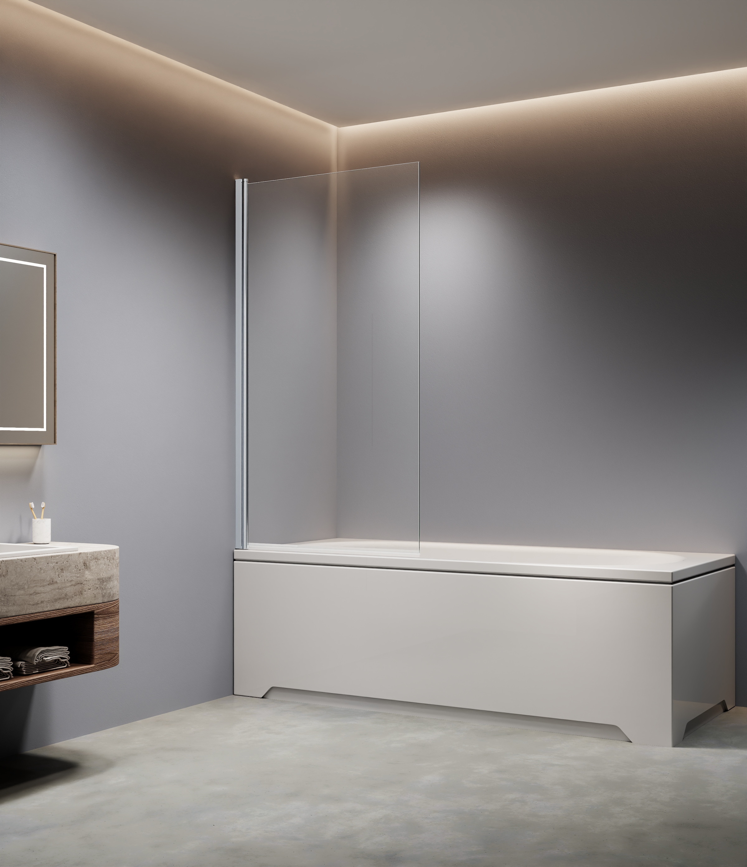 welltime Badewannenaufsatz »Nassau Single«