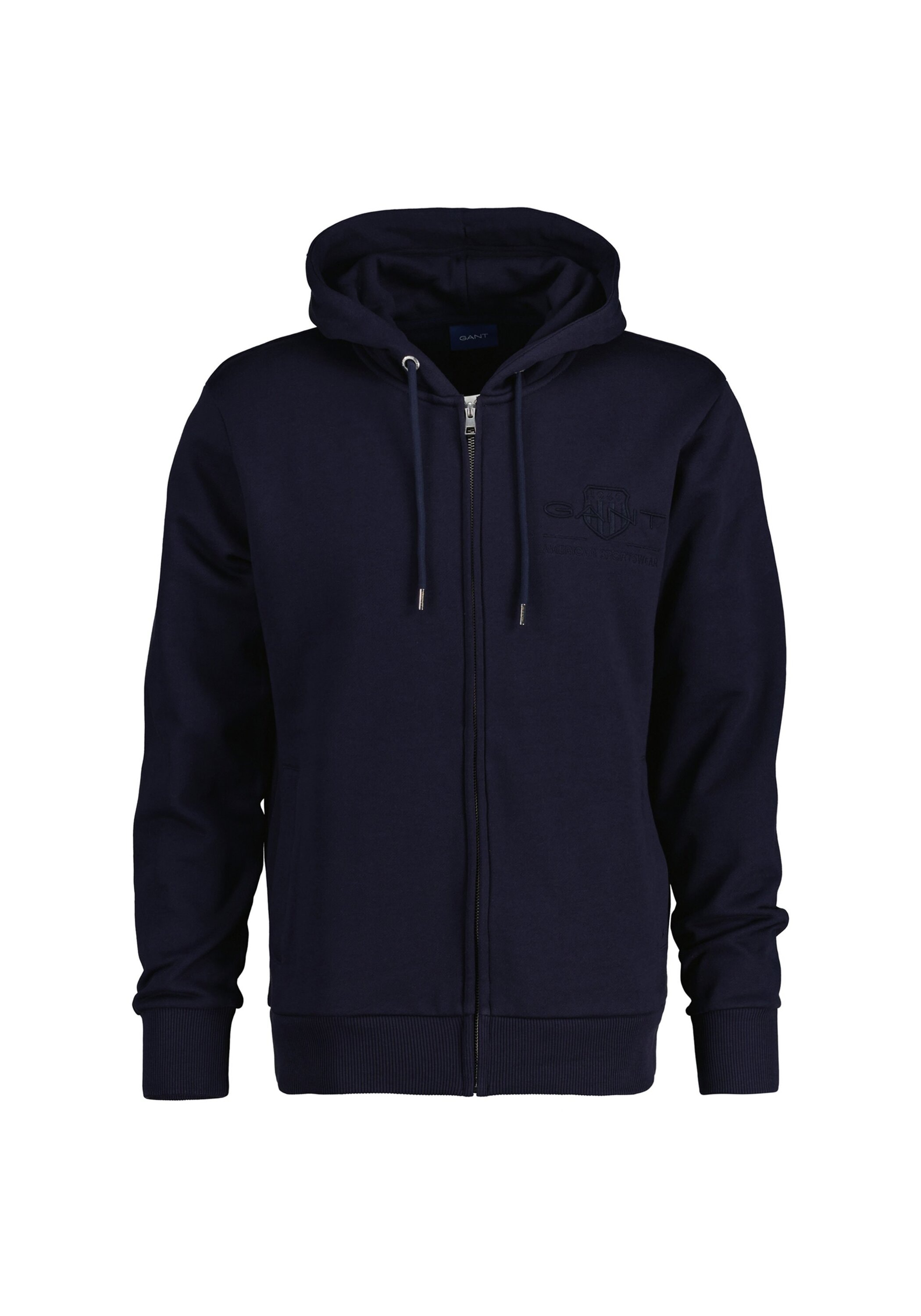 Gant Sweater »Sweatjacke REGULAR TONAL SHIELD FULL ZIP HOODIE«