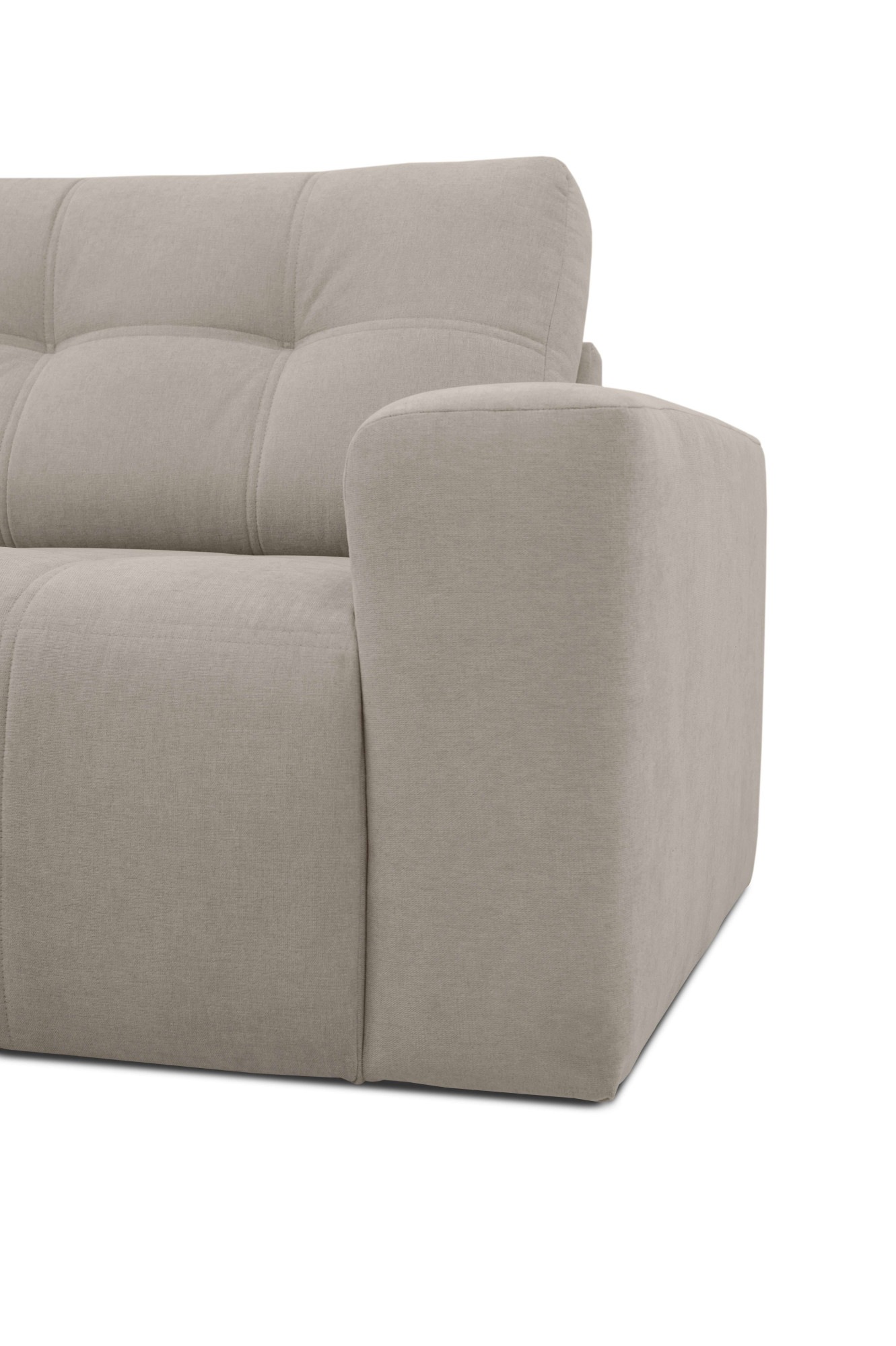 Home affaire Ecksofa »Turnon, Lounge-sofa, Breite 221 cm«, Chenille, mit Knopf- und Doppelsteppung, elegantes Aussehen