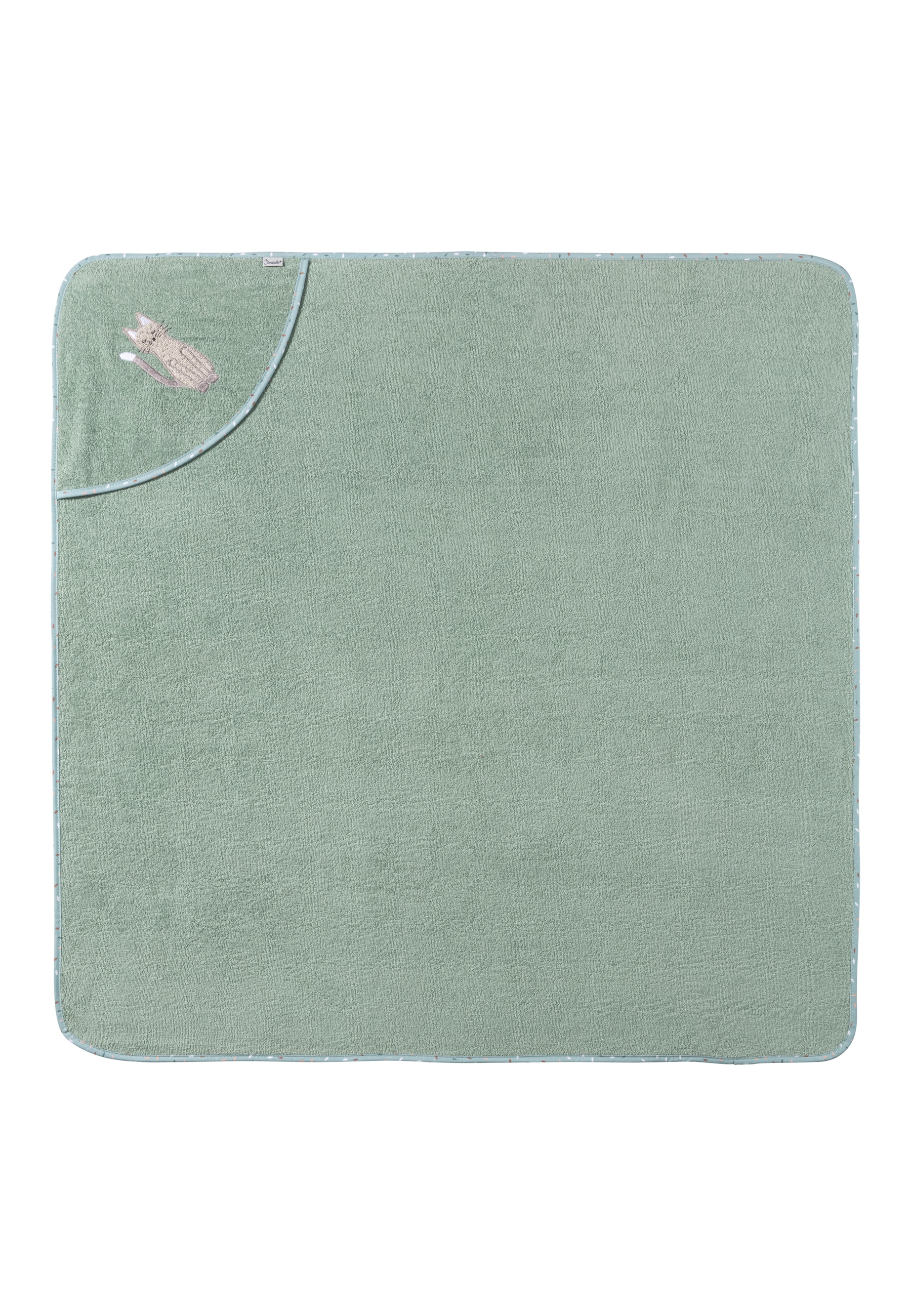 Sterntaler® Kapuzenhandtuch »Kapuzenbadetuch 100x100 cm KATZE Lilly«, (1 St.)