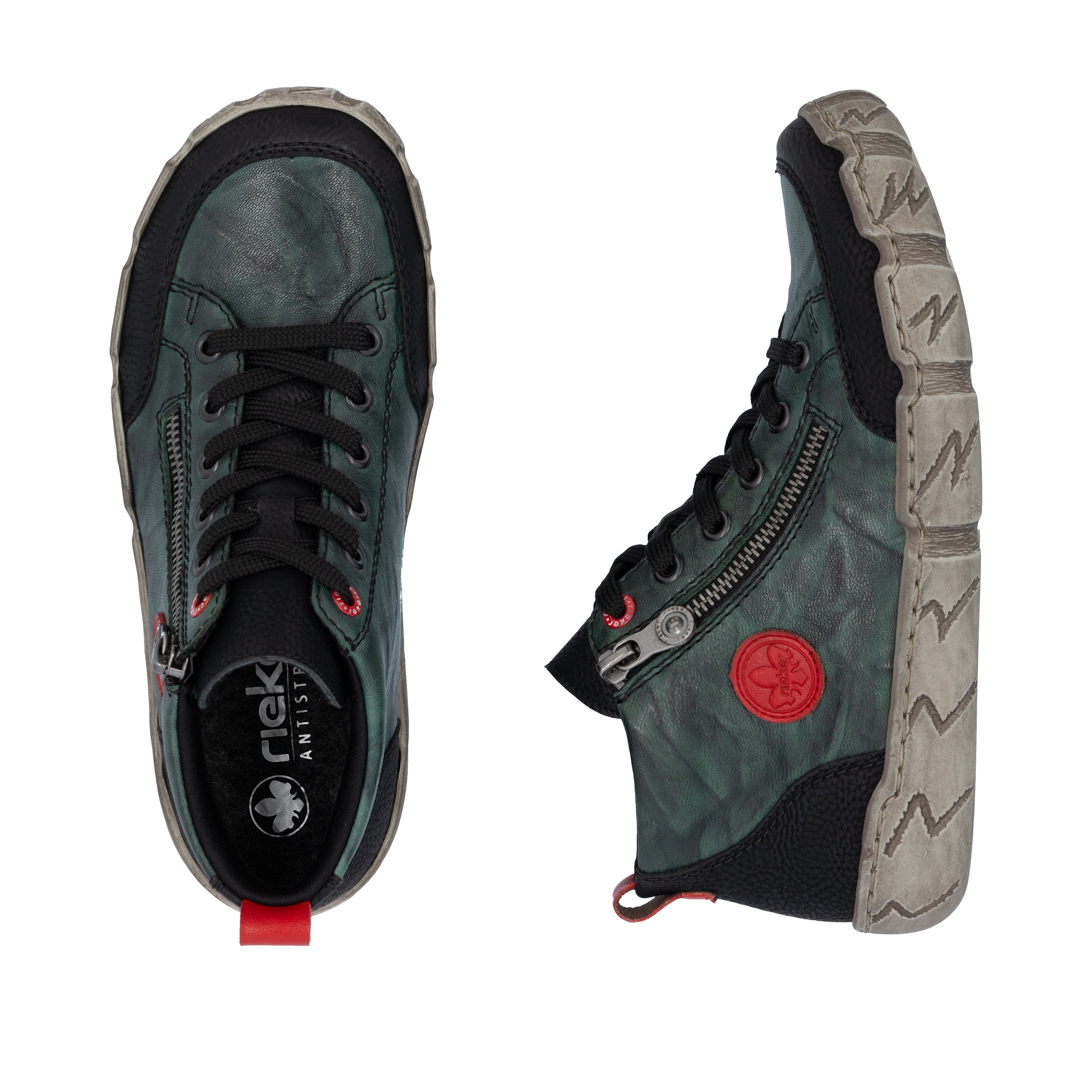 Rieker Schnürboots  Sneakerboots, Schnürboots, Stiefelette mit weicher Innensohle