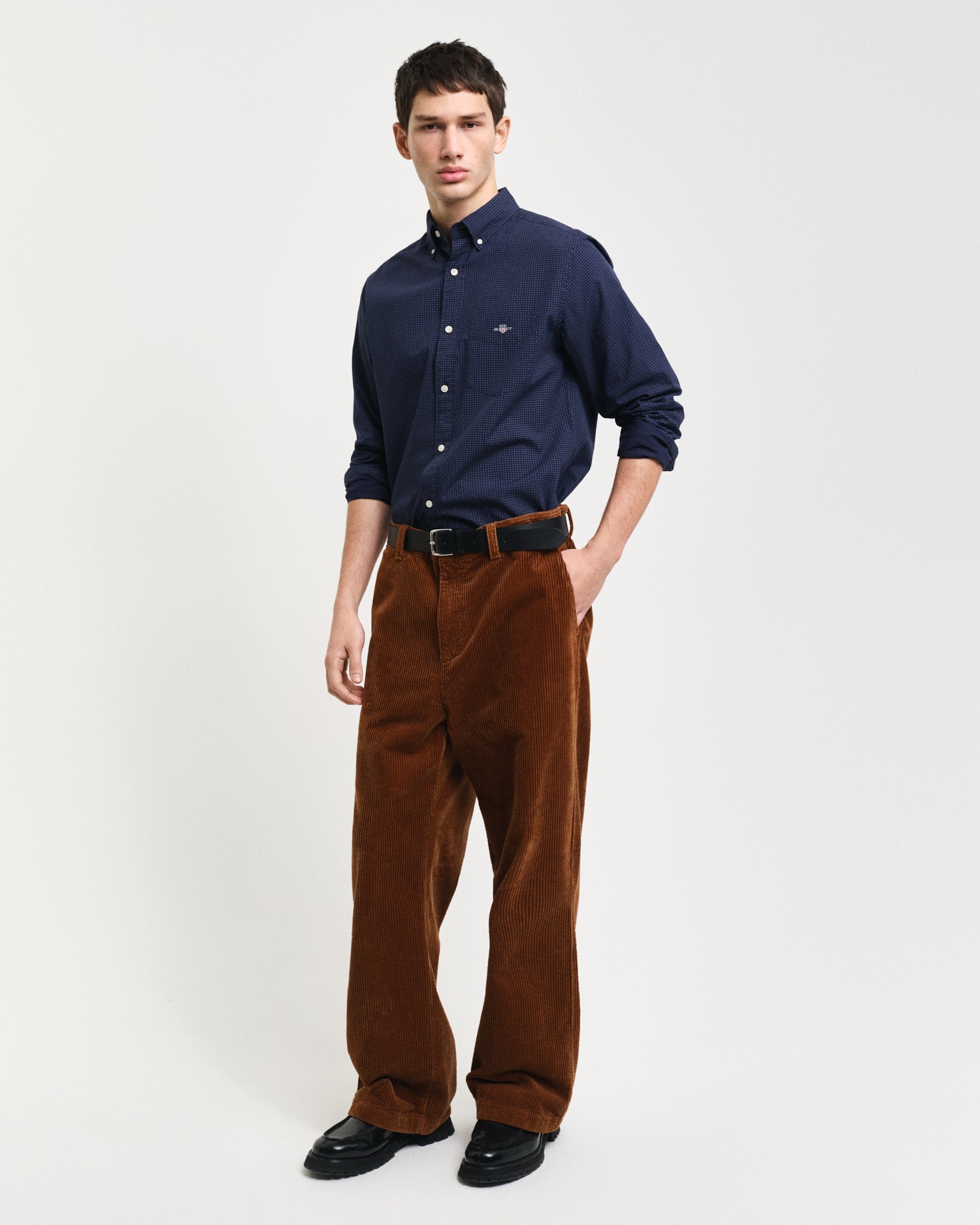 Gant Langarmhemd »REG MICRO PRINT SHIRT«, mit einem dezenten, durchgehenden Mikro-Print