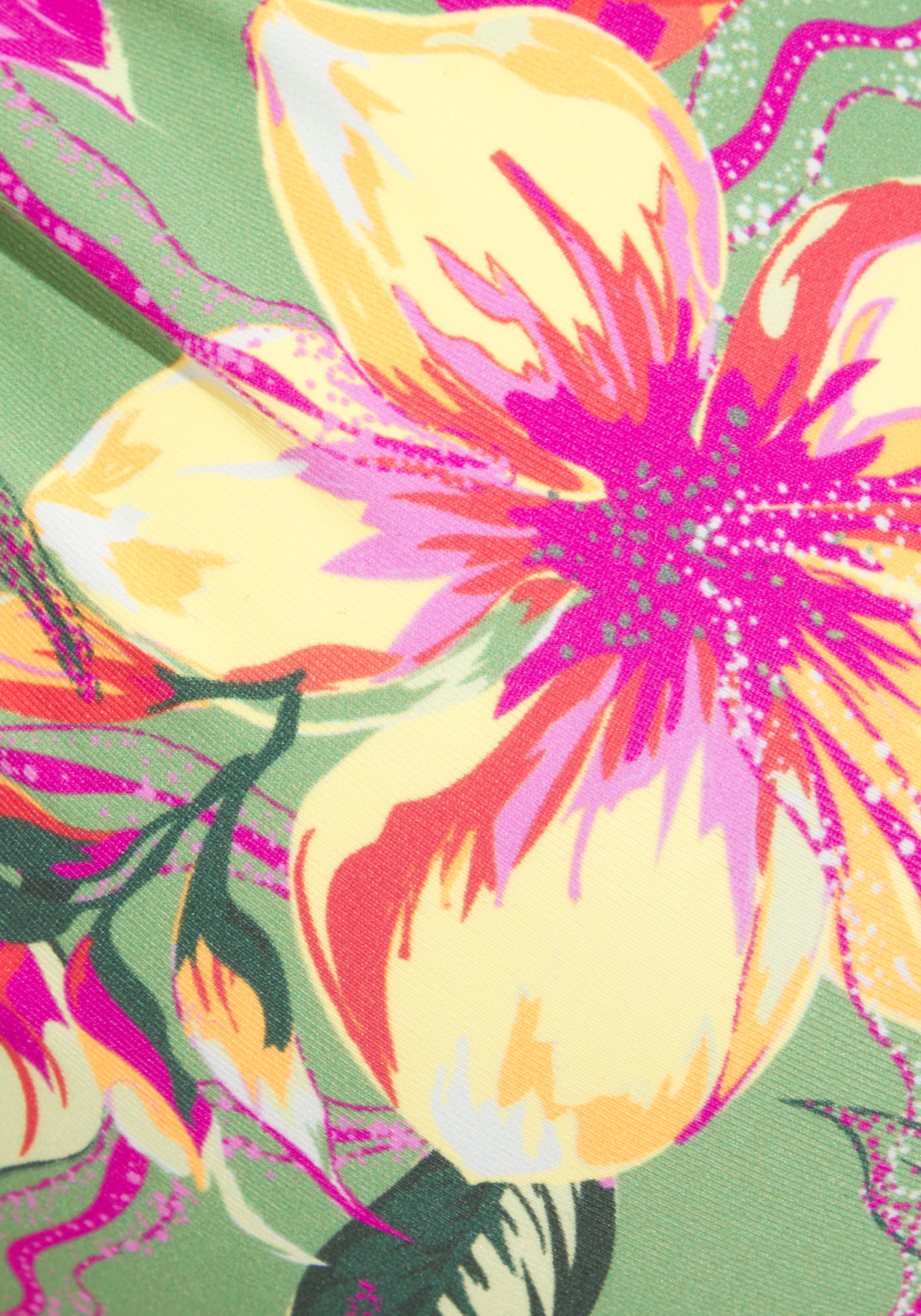 LASCANA Bügel-Bikini-Top »Malia«, mit tropischem Print