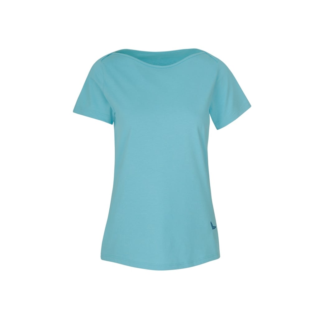 Trigema T-Shirt »TRIGEMA Schickes Damen T-Shirt in Öko-Qualität«, (1 tlg.)