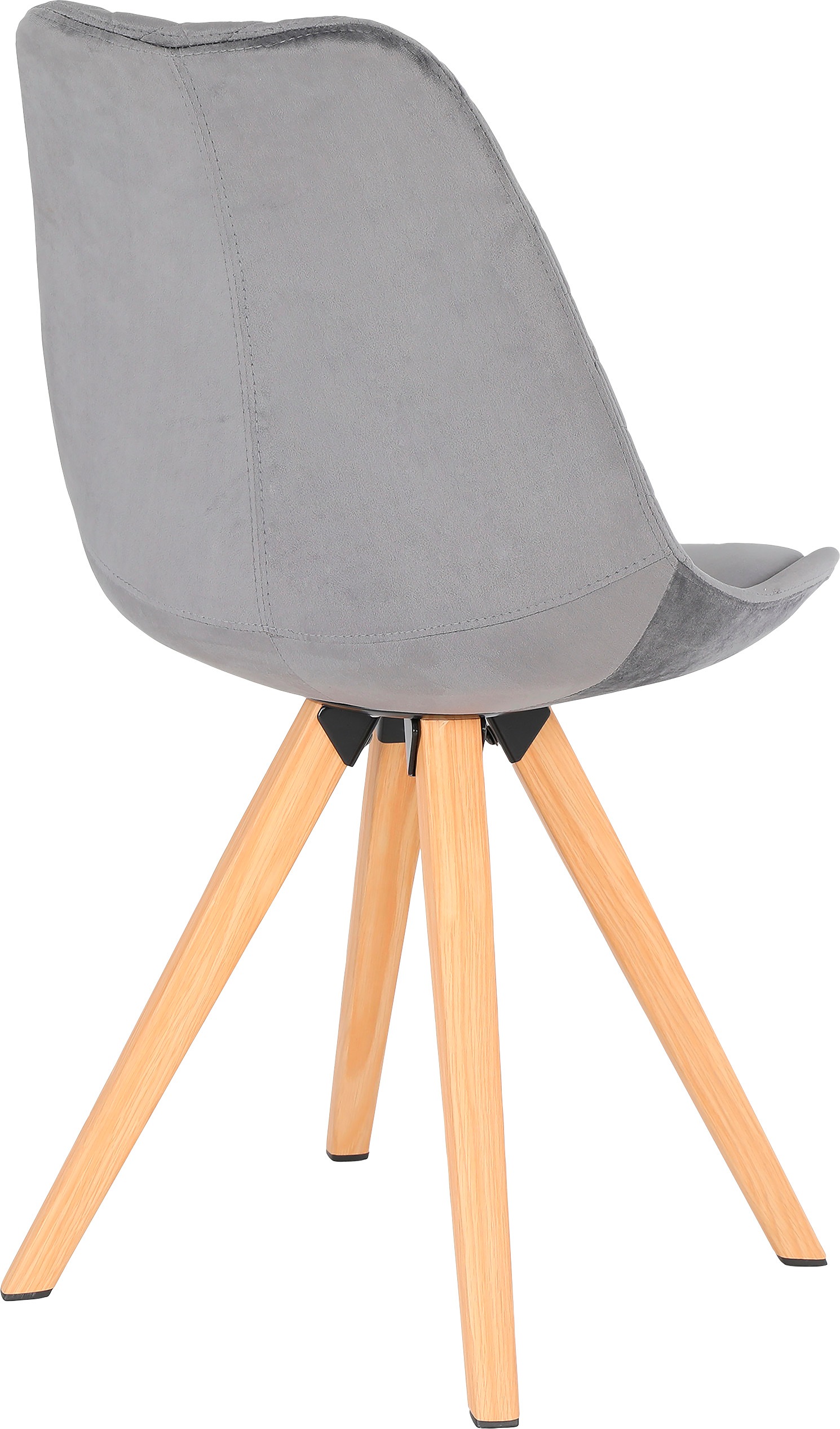 byLIVING Esszimmerstuhl »Arik«, (Set), 2 St., Samt, Bezug in Samt oder Cord, Gestell in Eichen-Optik