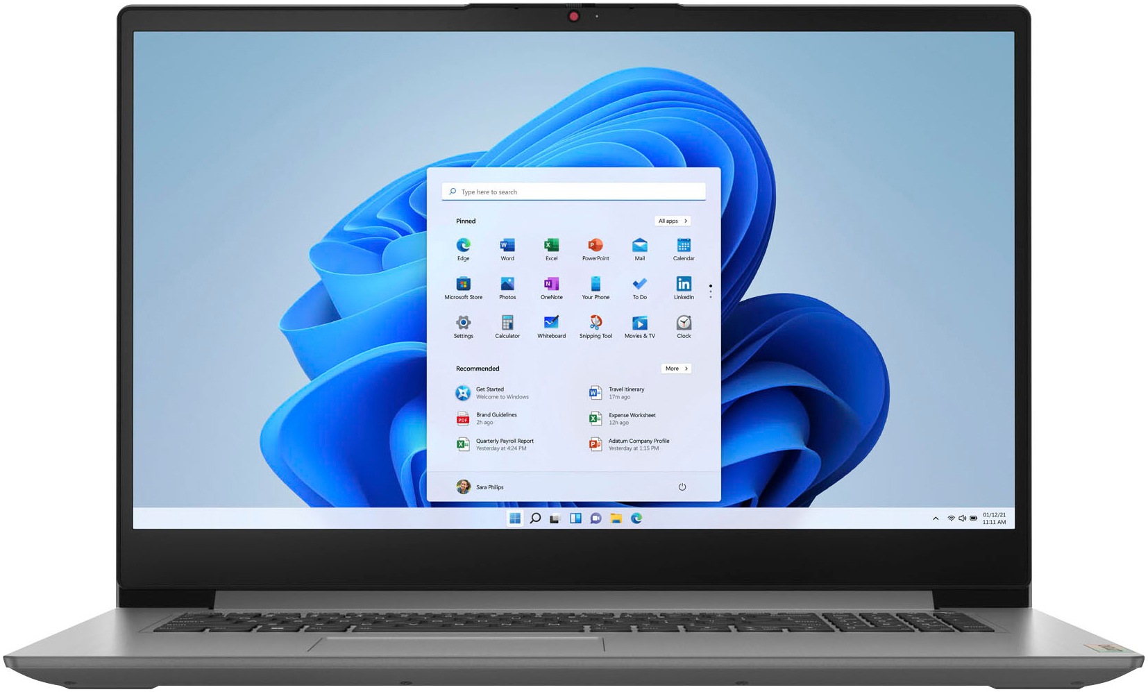 Lenovo Notebook »IdeaPad 3 17IAU7«, 43,94 cm, / 17,3 Zoll, Intel, Pentium Gold, UHD Graphics, 512 GB SSD