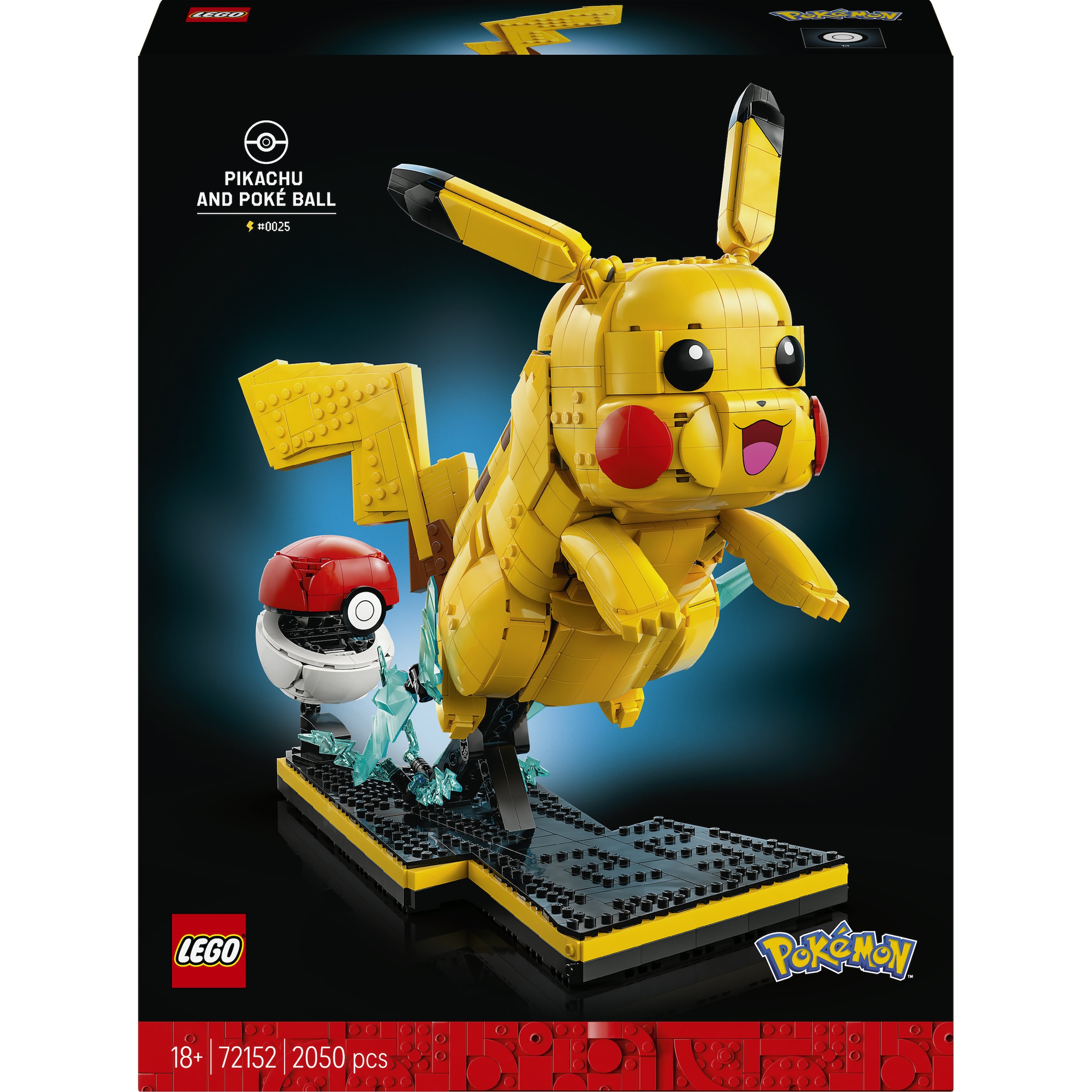 LEGO® Konstruktionsspielsteine »Pikachu und Pokéball (72152), LEGO Pokémon«
