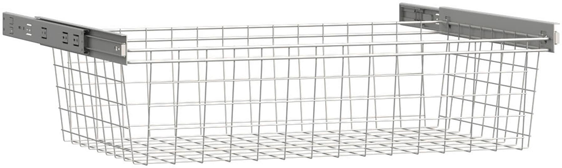 FORTE Innenschublade Wäschekorb, platzsparend, einfache Montage, Metall