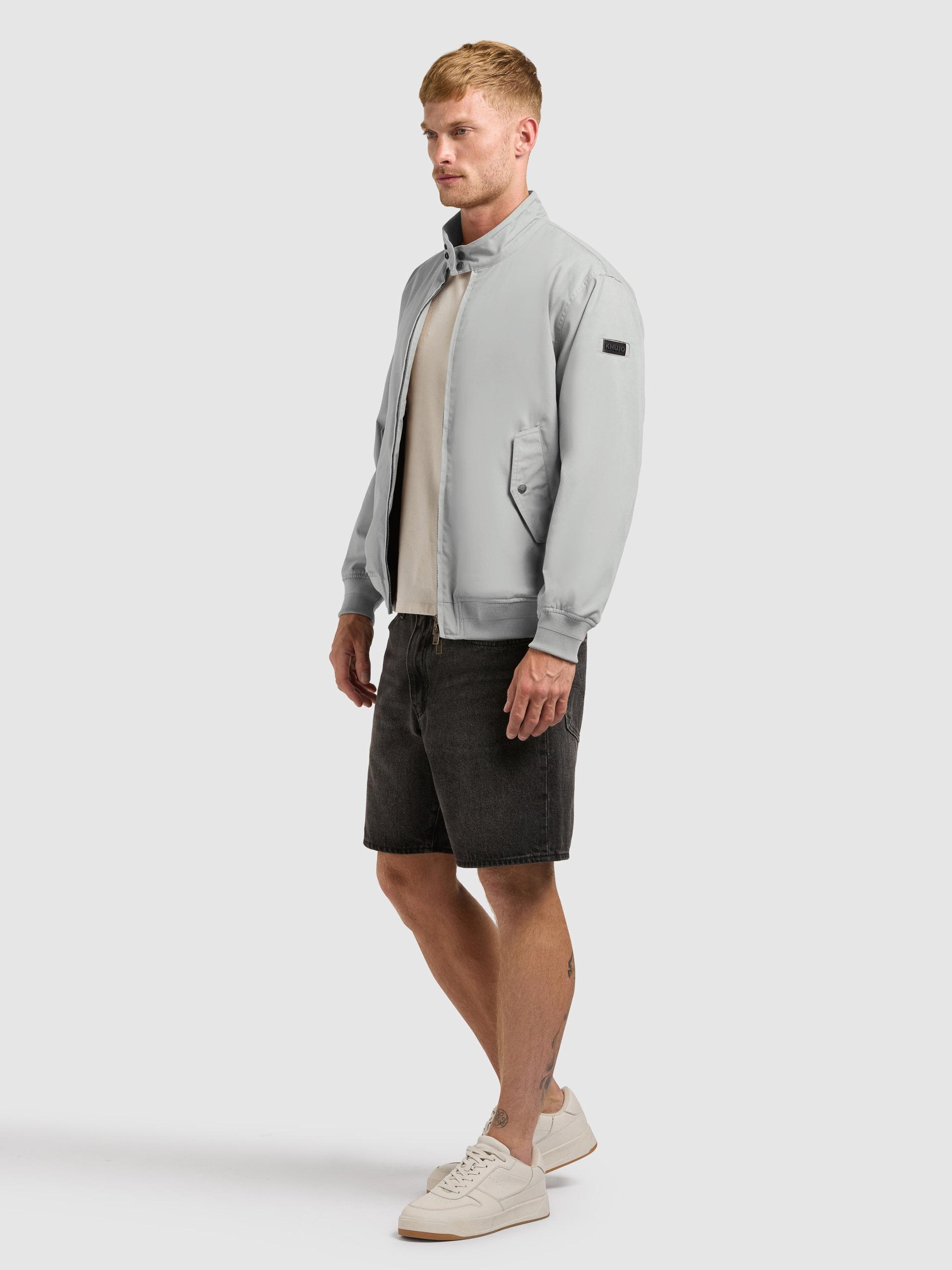 khujo Bomberjacke »Bomberjacke Agano« ohne Kapuze Coole Herren Übergangsjacke