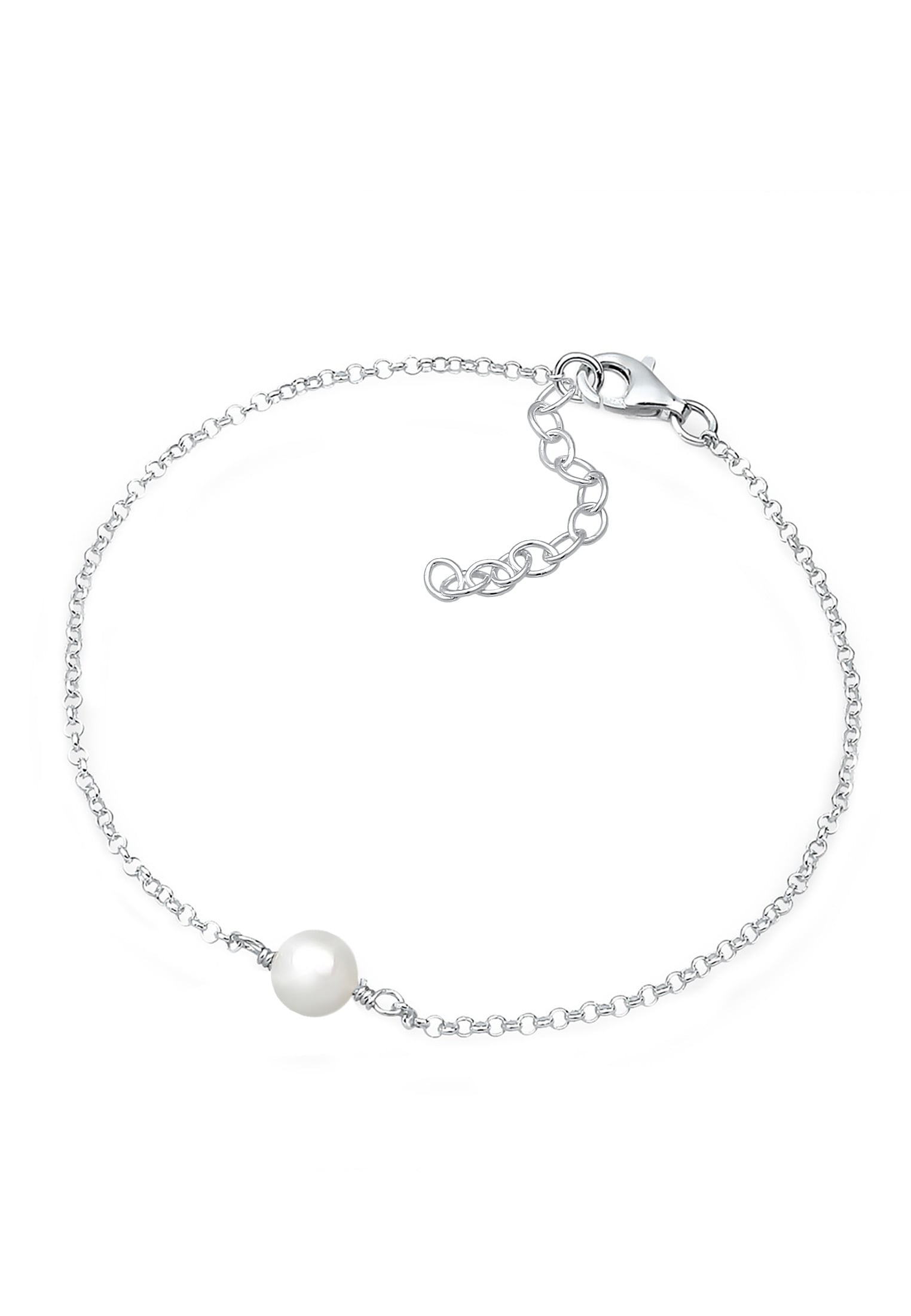 Elli Armkette »Armband Muschelkernperle 925 Sterling Silber«