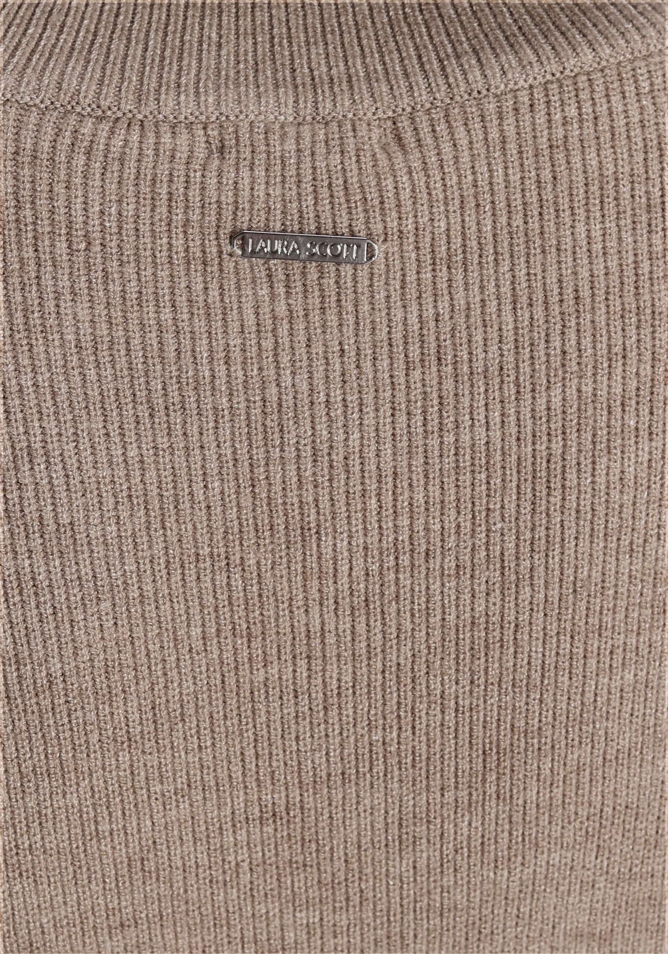 Laura Scott Strickkleid, mit Zierknöpfen