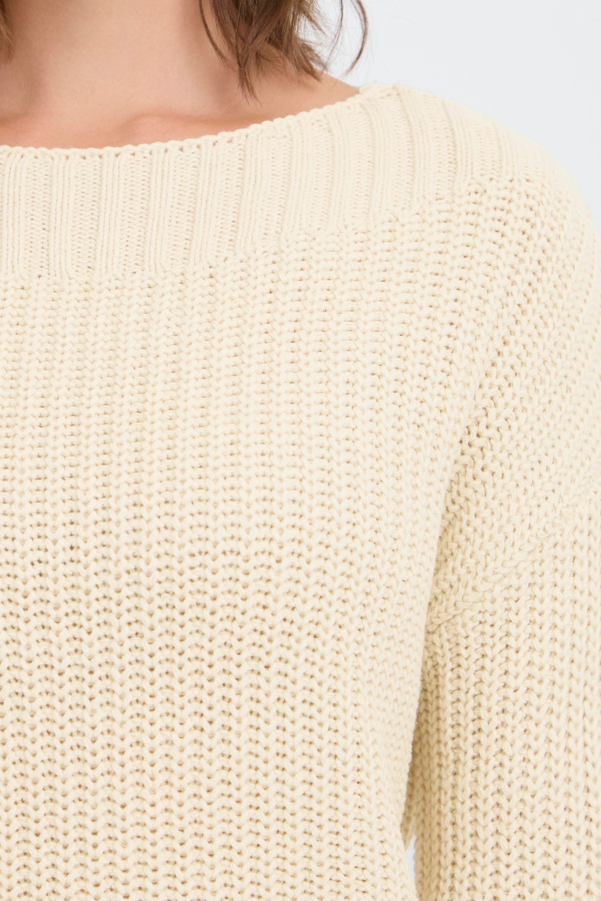 OXMO Strickfleece-Pullover »Strickpullover OXFKANNA«