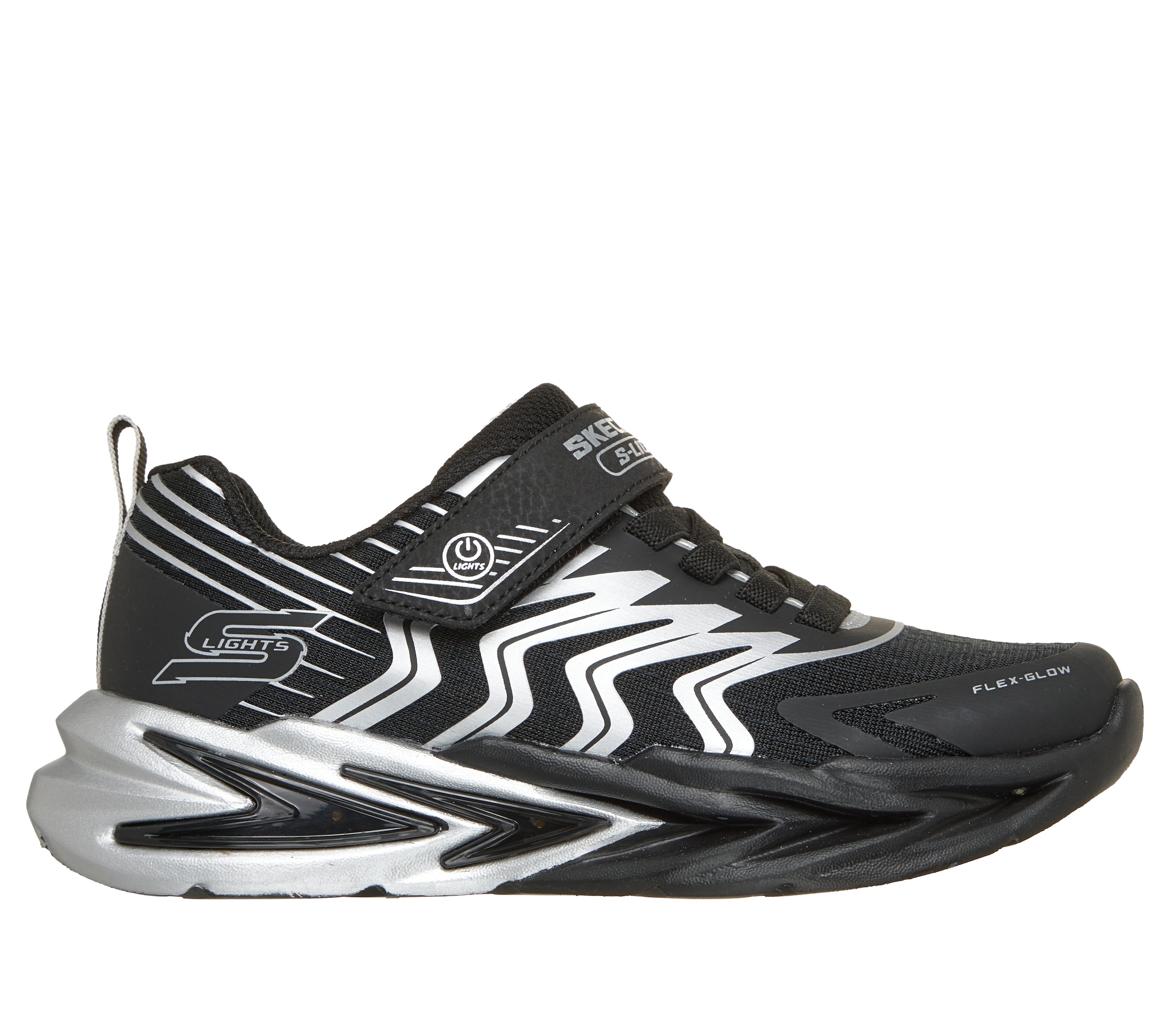 Skechers Sneaker »FLEX-GLOW ULTRA Blinkschuh«  Klettschuh mit Klettverschluss, Größenschablone zum Download
