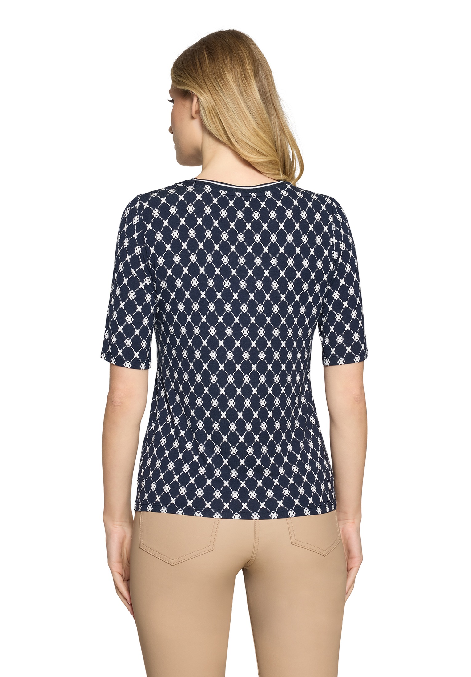 Betty Barclay Rundhalsshirt »Basic Shirt mit Rippbündchen«