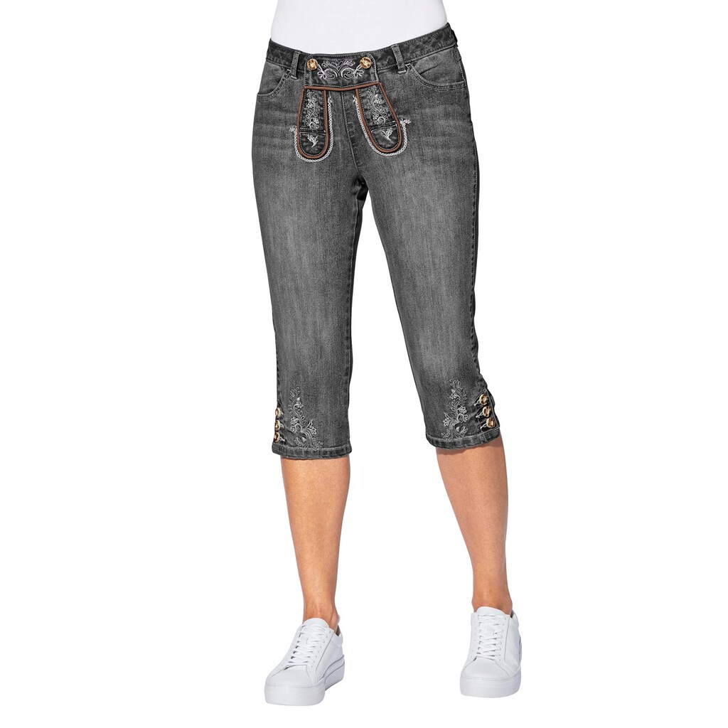 Casual Looks Caprijeans, (1 tlg.)