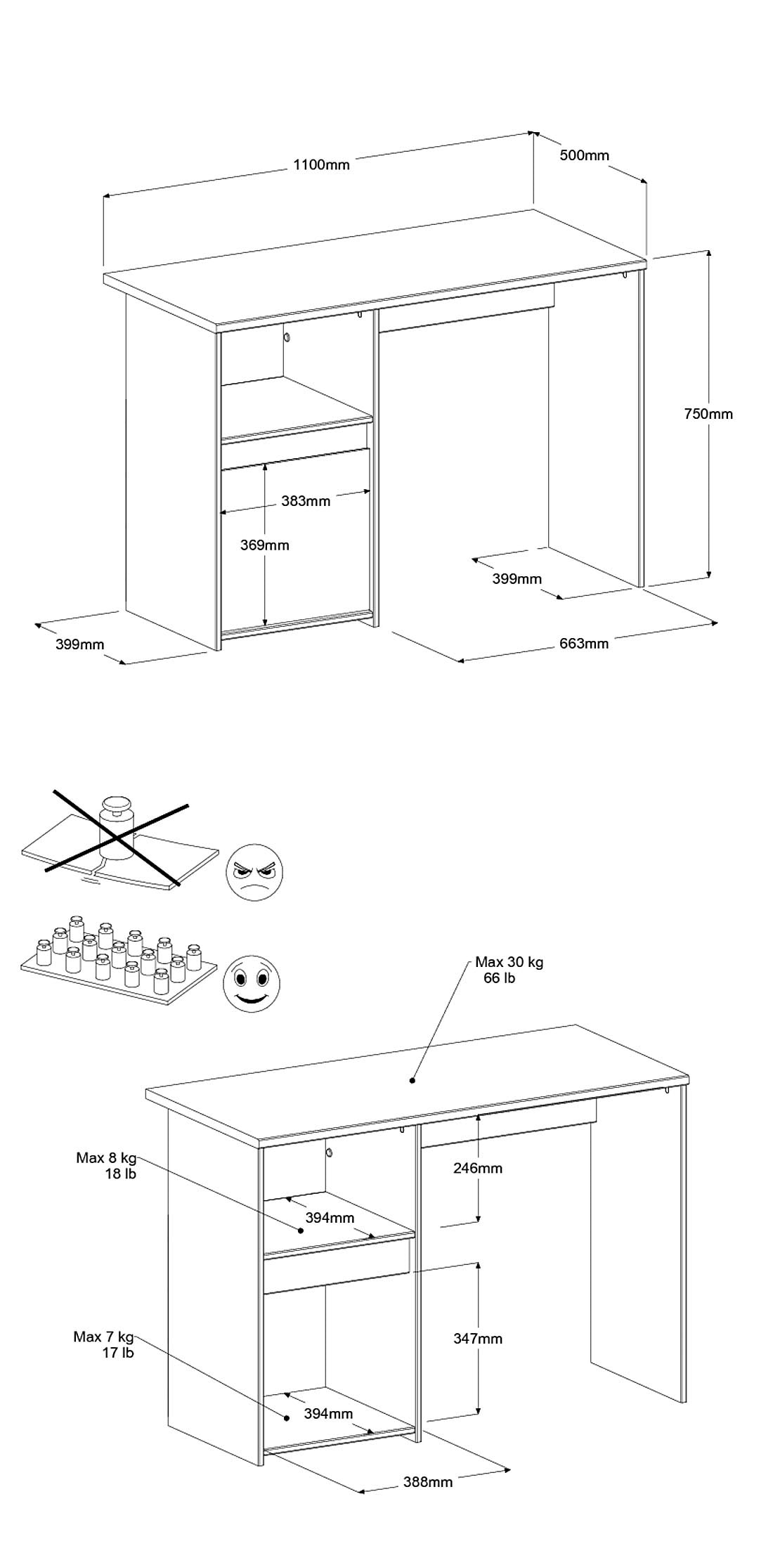 Parisot Jugendzimmer-Set »Pirouette 12«, (3 St.)