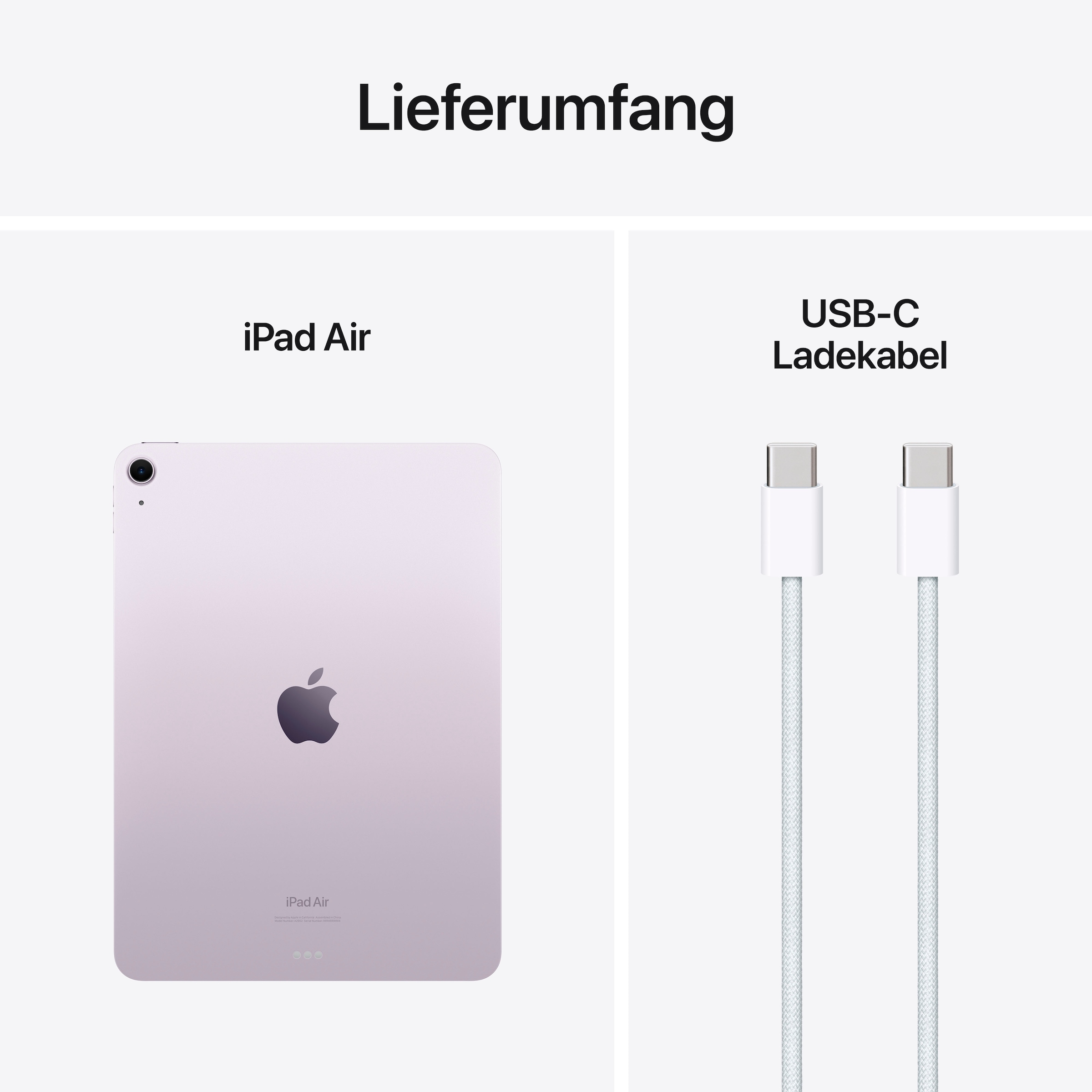 Apple Tablet »11" iPad Air Wi-Fi 1TB«, (27,59 cm / 10.86 Zoll), iPadOS,)