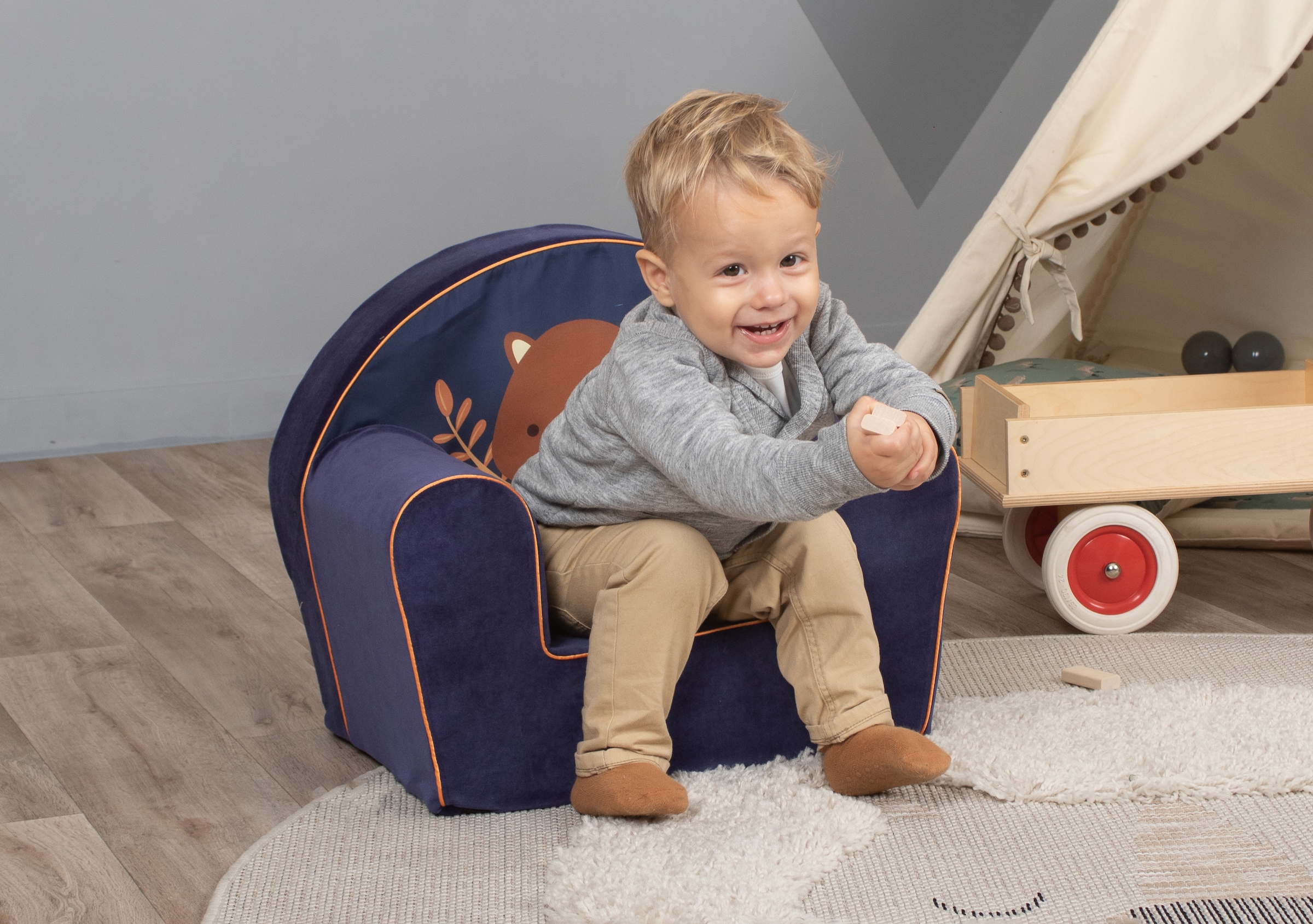 Knorrtoys® Sessel Kinder; bear«, Made für »Happy in bei Europe
