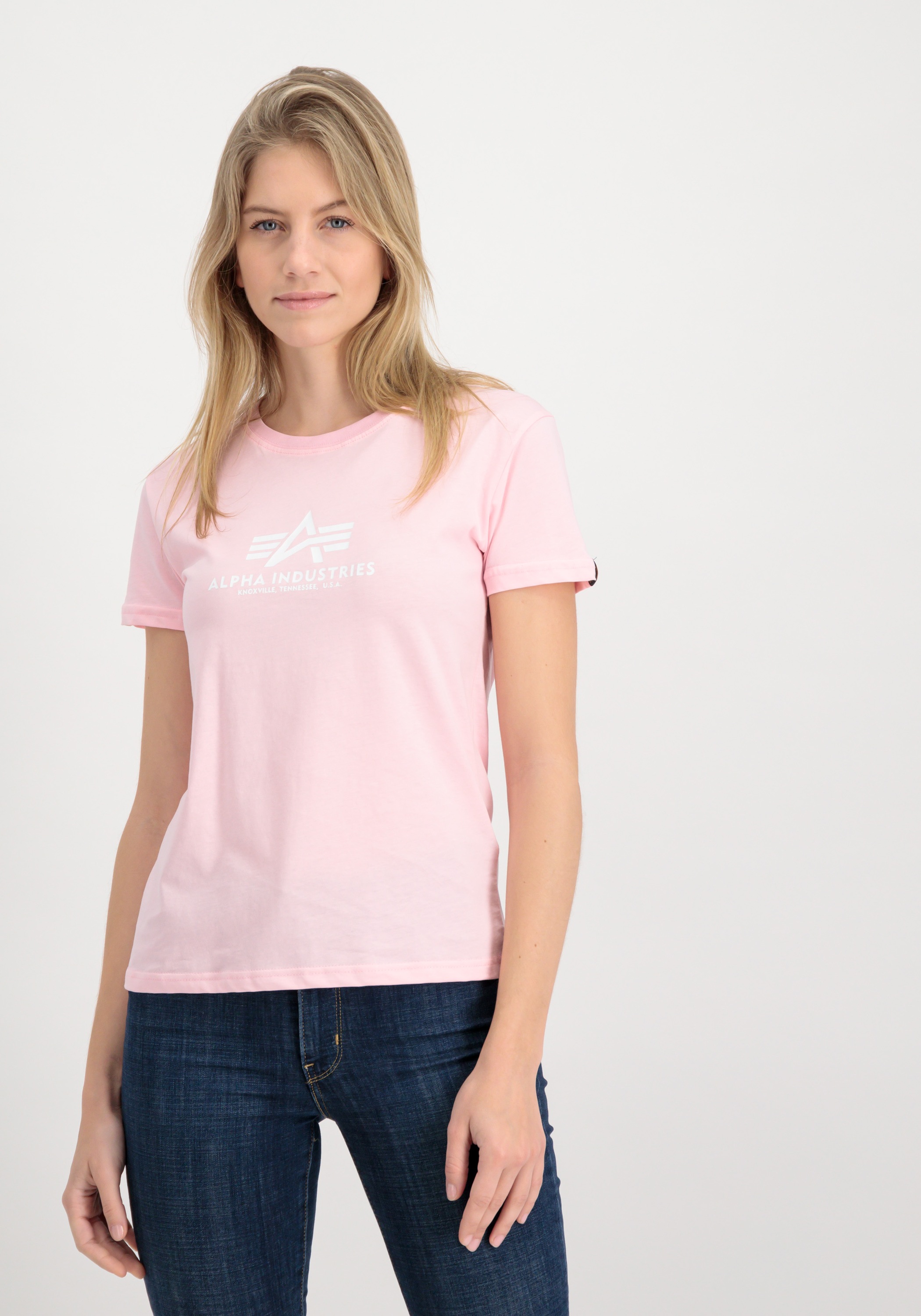 Alpha Industries T-Shirt »Alpha Industries Women - T-Shirts New Basic T-Shirt BL W«