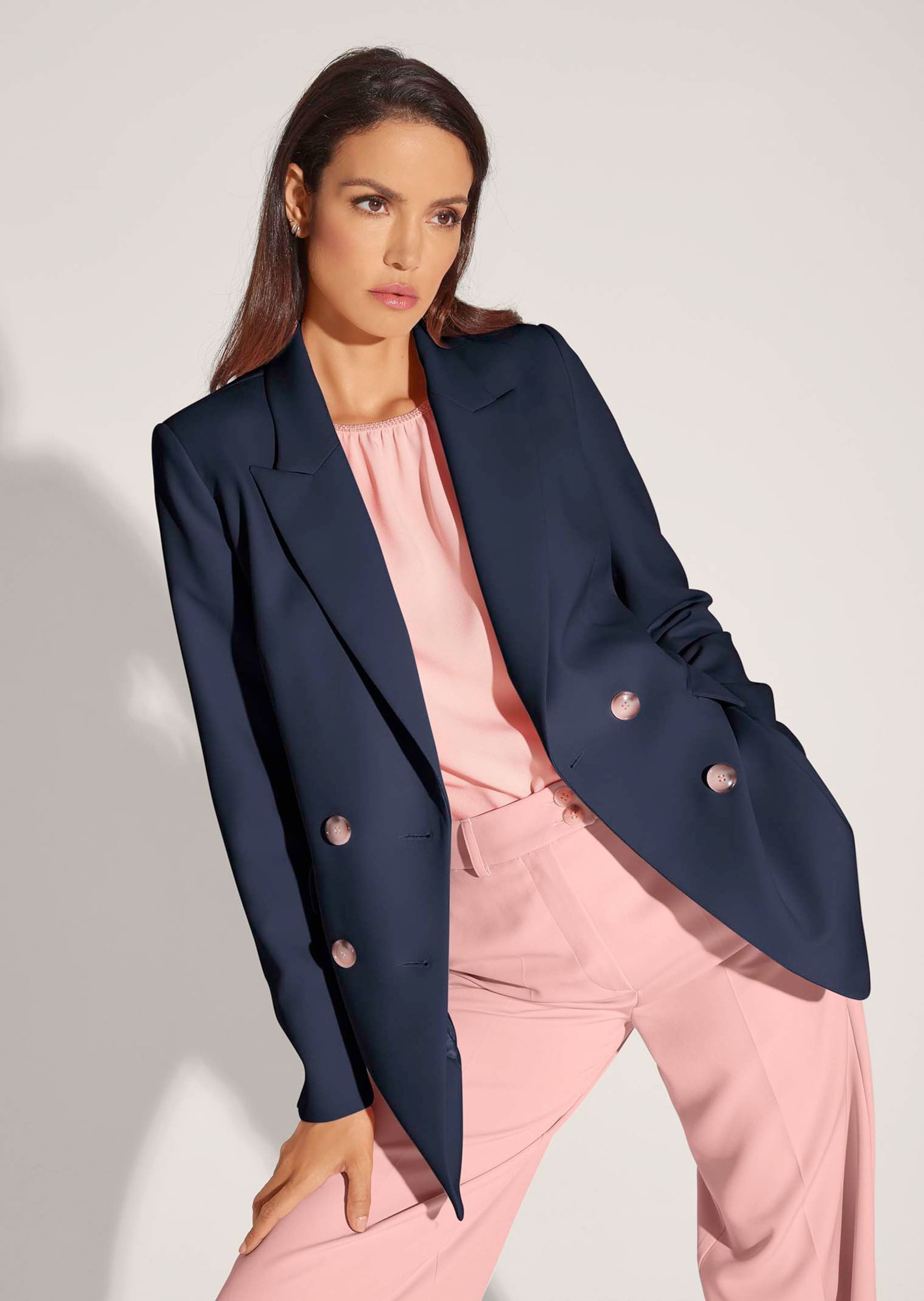 MADELEINE Jackenblazer »Blazer Zweireihiger Longblazer mit Futter«