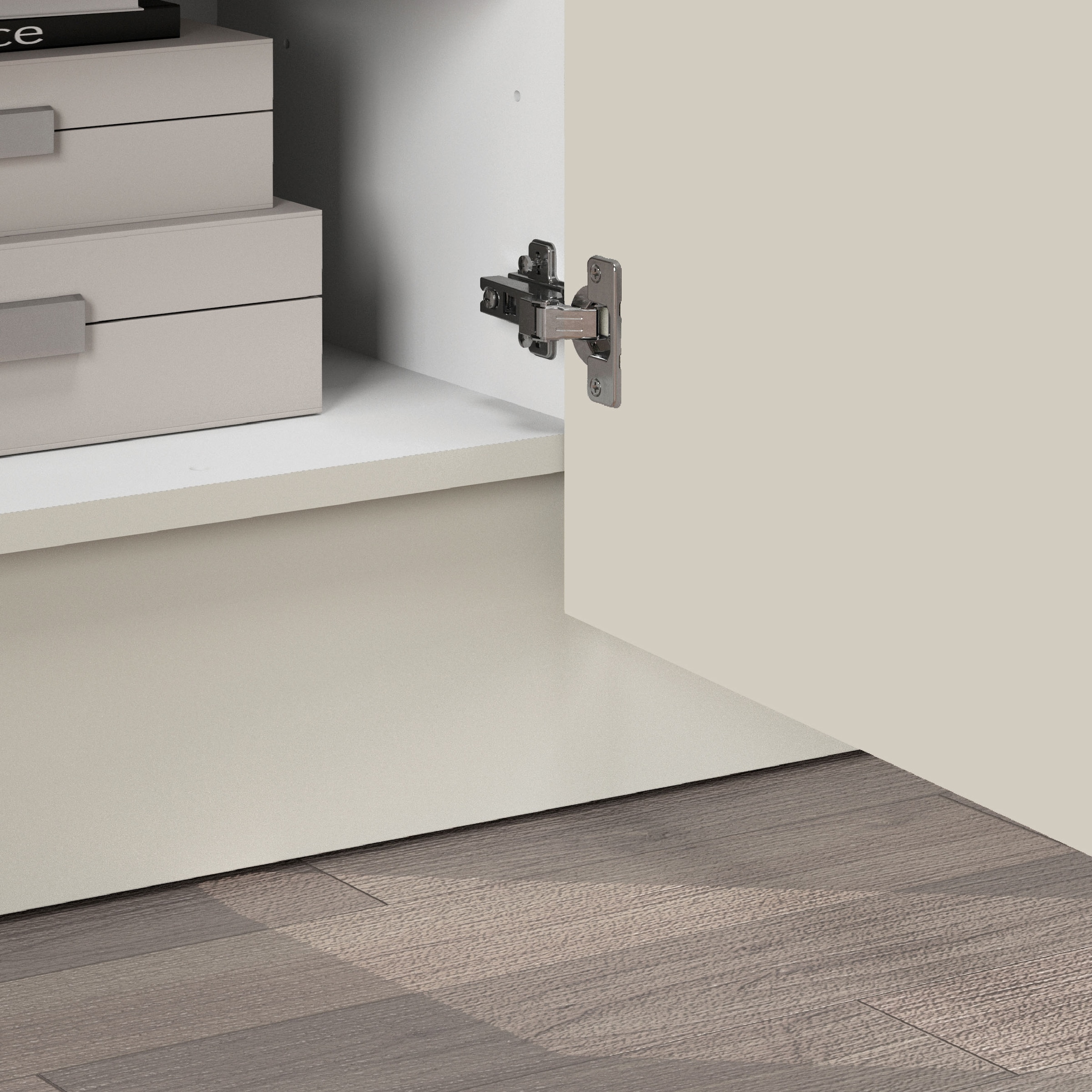 INOSIGN Lowboard »VELA, Lowboard, Breite 180 cm, Design mit schrägen Türen« 1 Stk. tlg. Made in Italy, Maße-B/T/H: 180x35x45, Lowboard, TV-Board, TV-Kommode