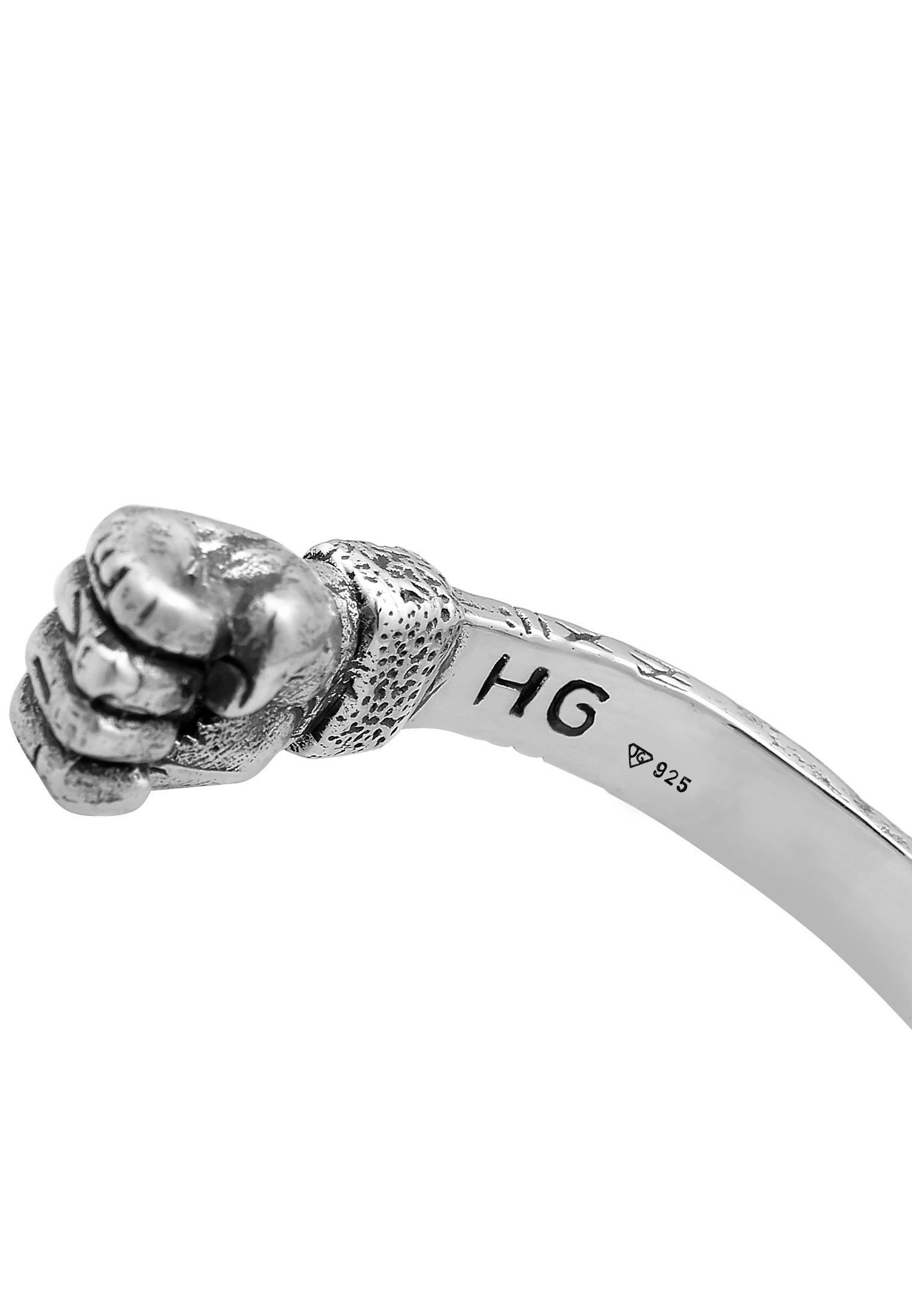 HAZE & GLORY Armreif »Armband Armreif - Live Free 925 Silber«