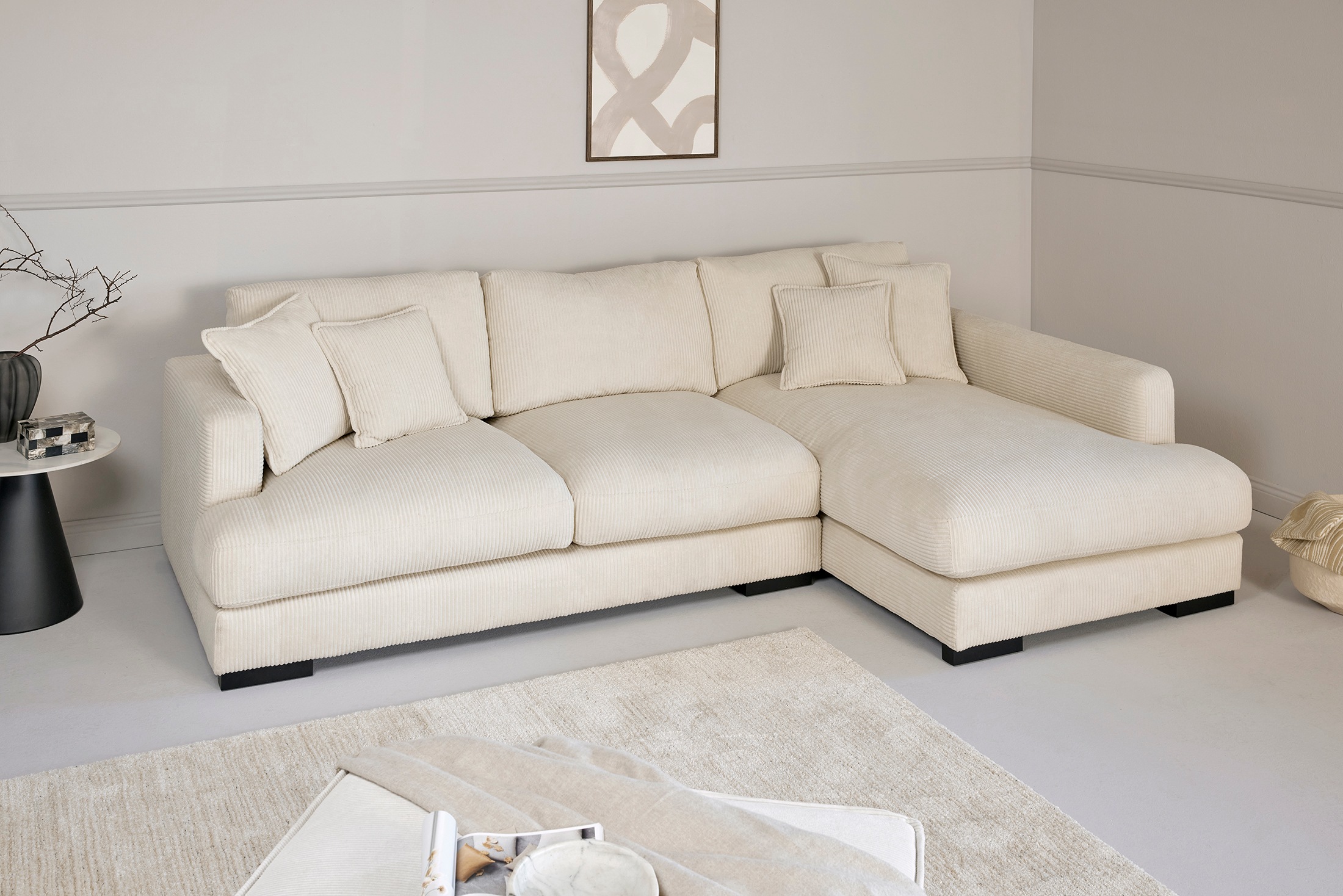 Jahnke Ecksofa »RELAX ASPEN CORNER« Platz für bis zu 5 Personen,Taschenfederkernpolsterung,L-Form,B:271 cm