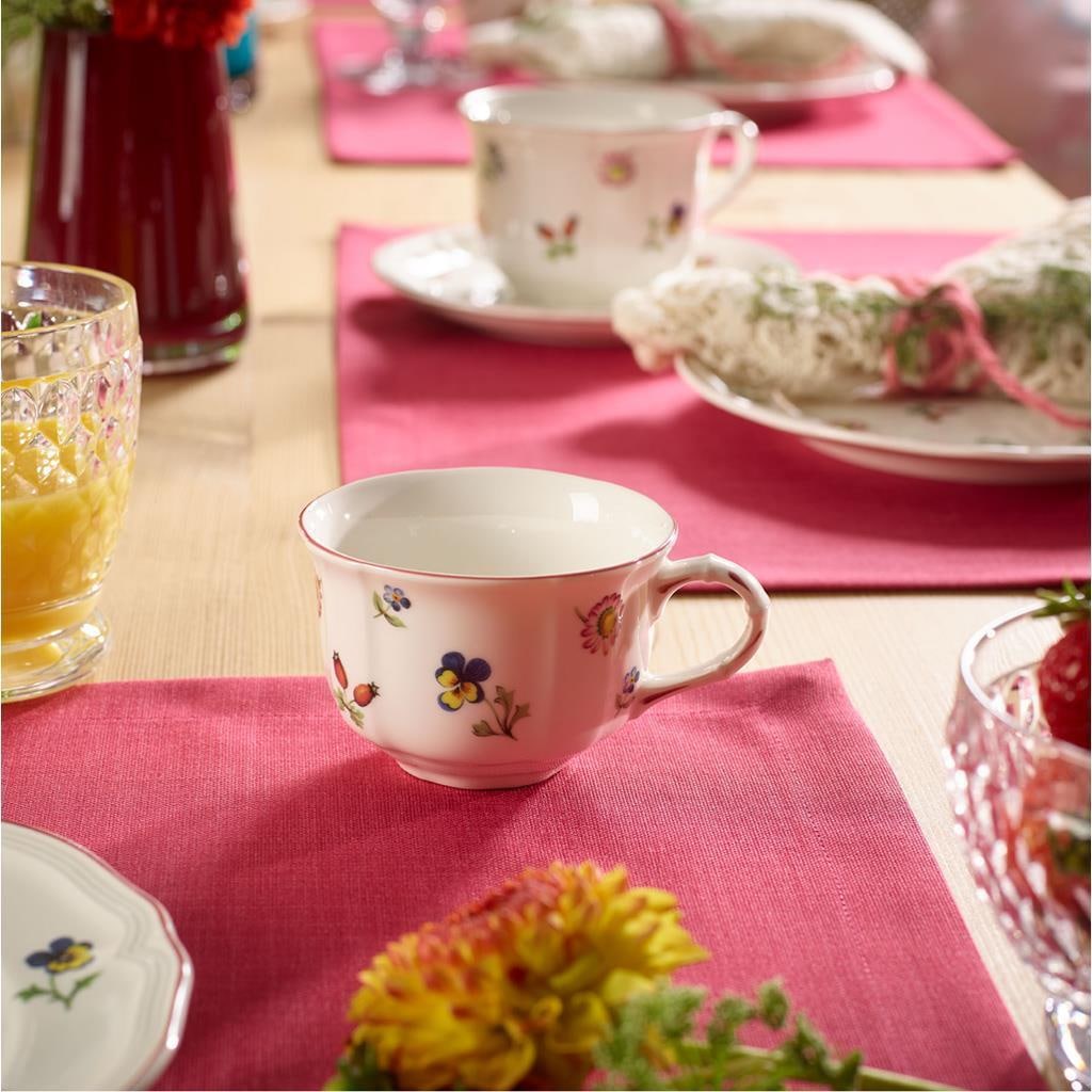 Villeroy & Boch Tasse »Teetassen Petite Fleur 130 ml 6er Set weiß« Spülmaschinengeeignet, Mikrowellengeeignet